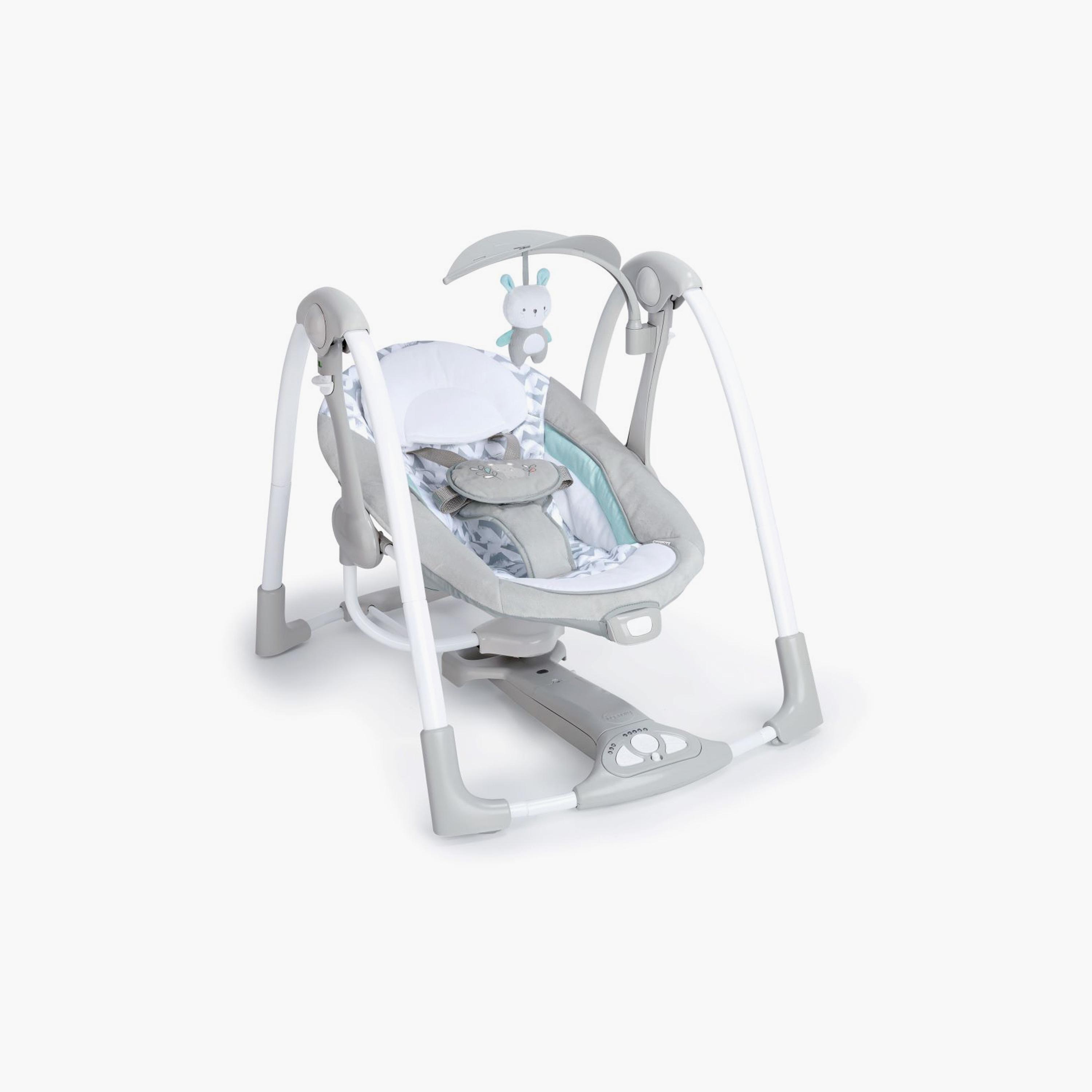 Ingenuity ConvertMe 2-in-1 Compact Portable Baby Swing - Raylan-baby-infantactivity-swings-image-1