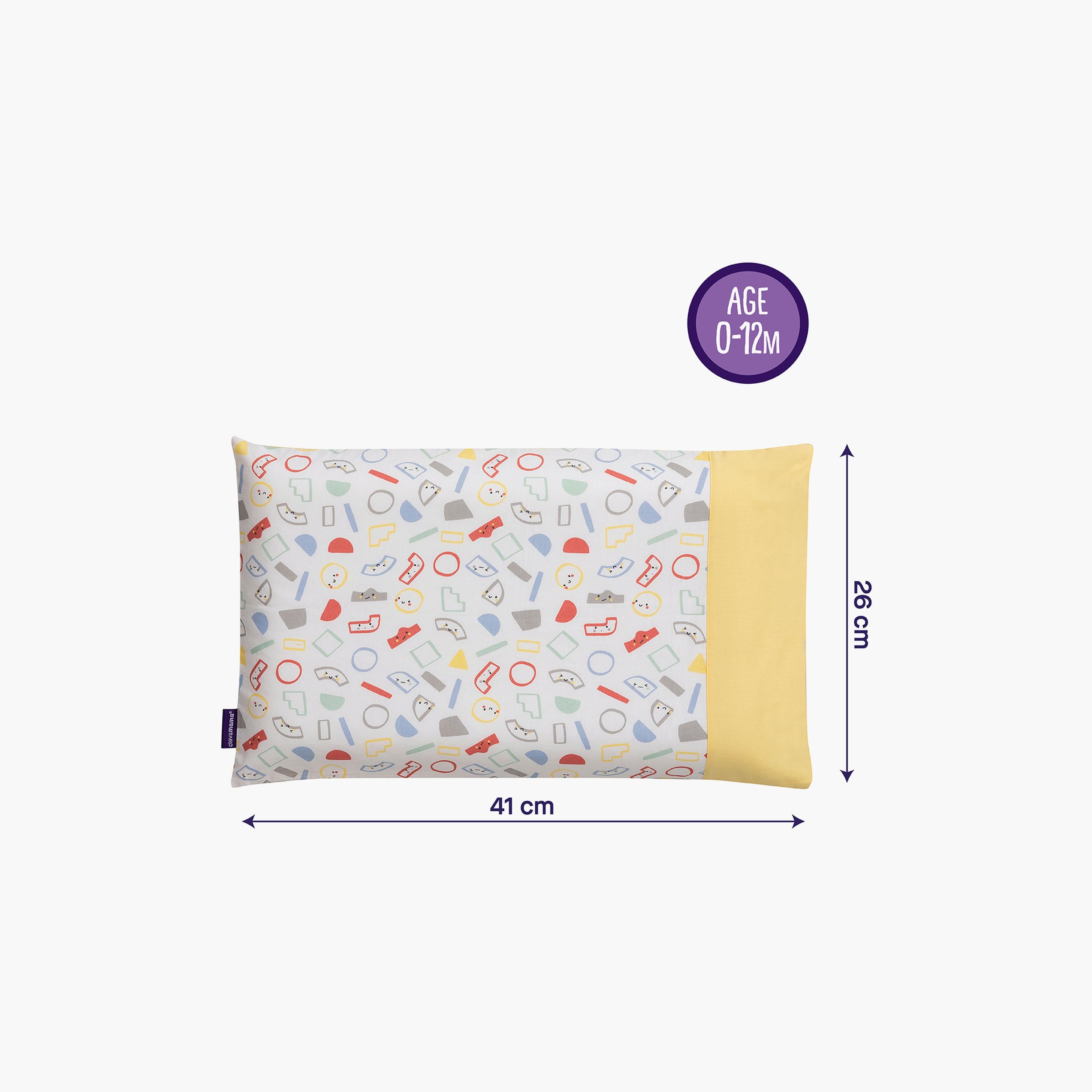 غطاء وسادة للرضع كليفافوم من كليفاماما - رمادي/أصفر-baby-nursery-babybedding-image-3