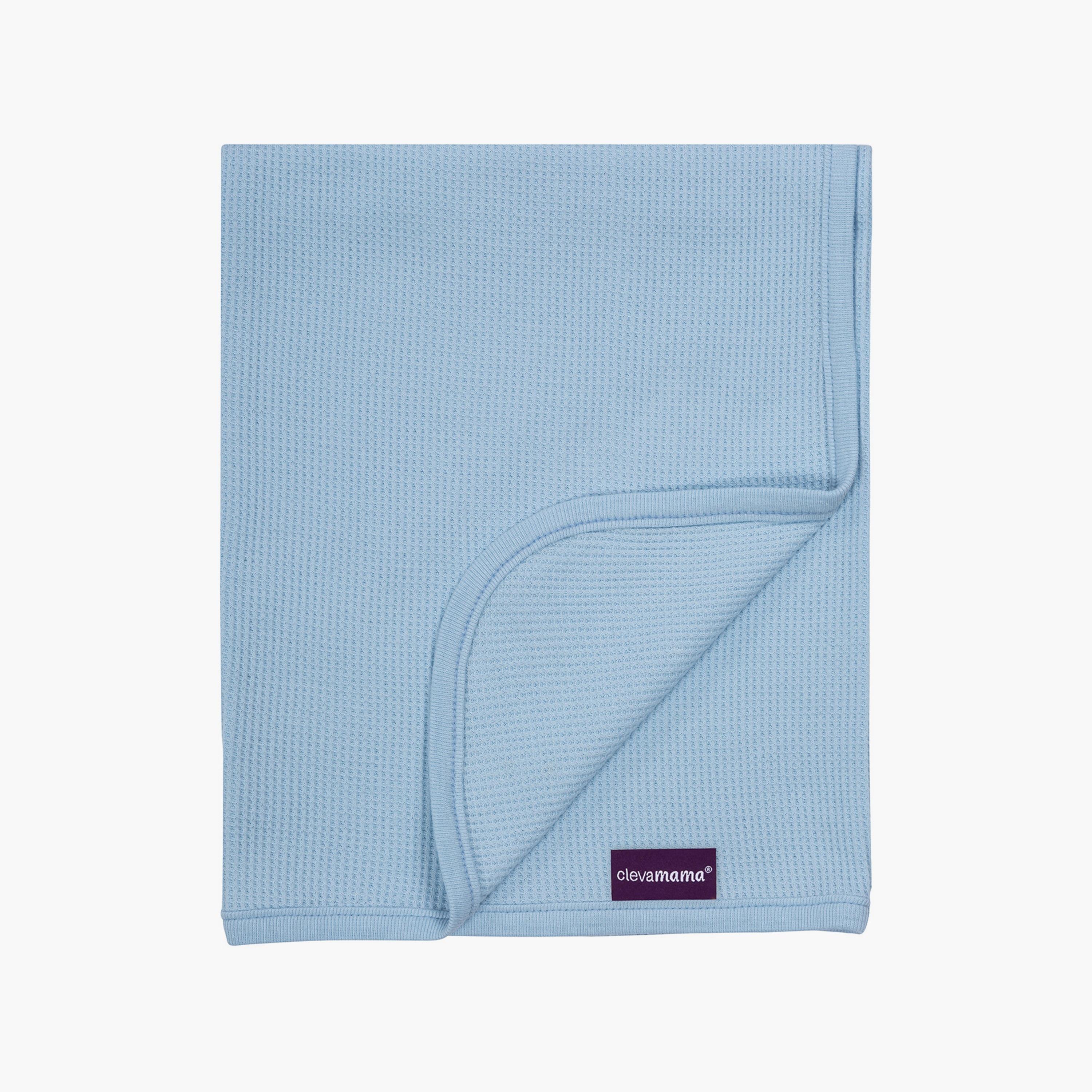 سرير أطفال قطني منسوج مربعات من كليفاماما - 120 × 140 سم-baby-nursery-blanketsandswaddles-blanketsandquilts-image-2