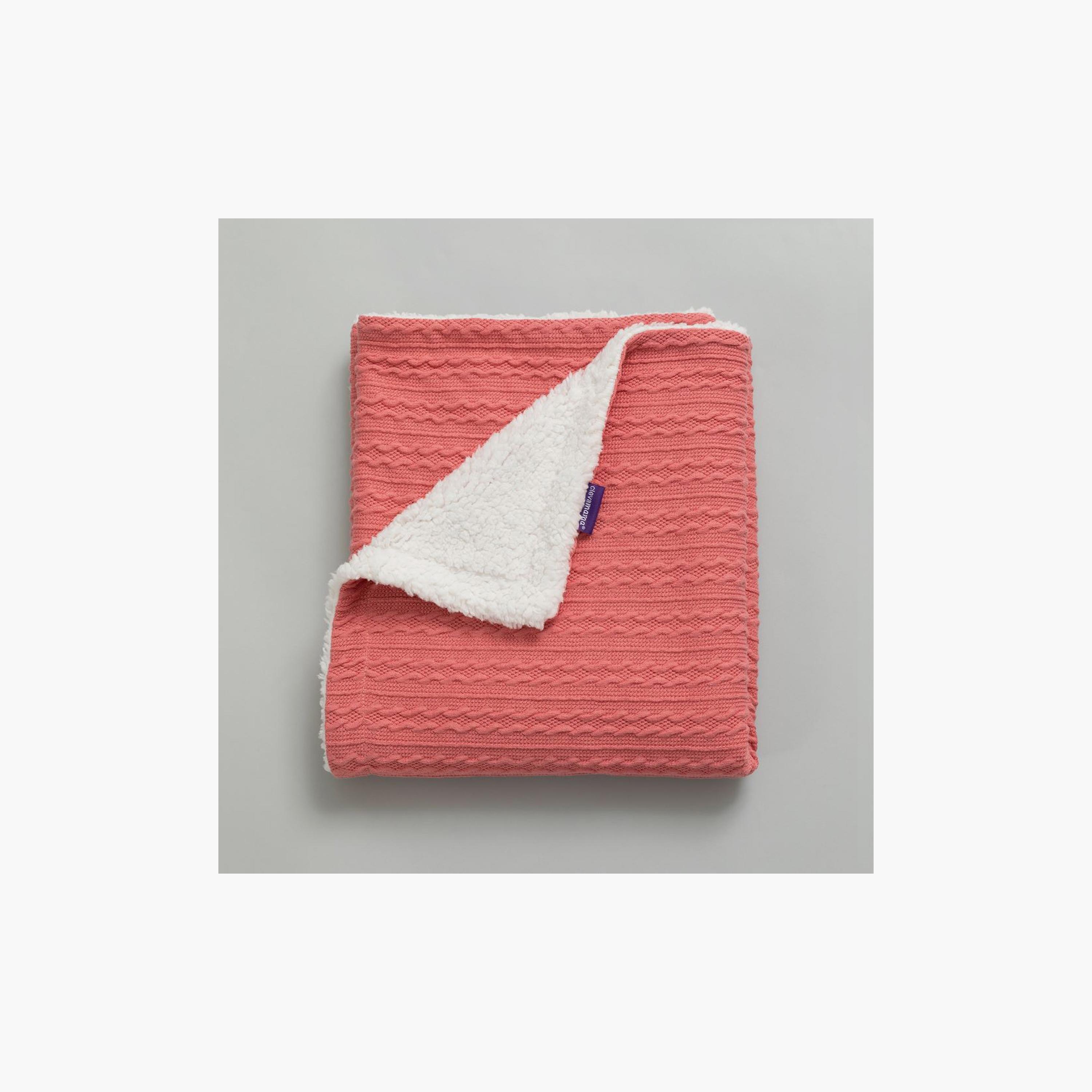 ClevaMama Luxe Sherpa Baby Blanket - 75 x 100 cm-baby-nursery-blanketsandswaddles-blanketsandquilts-image-1