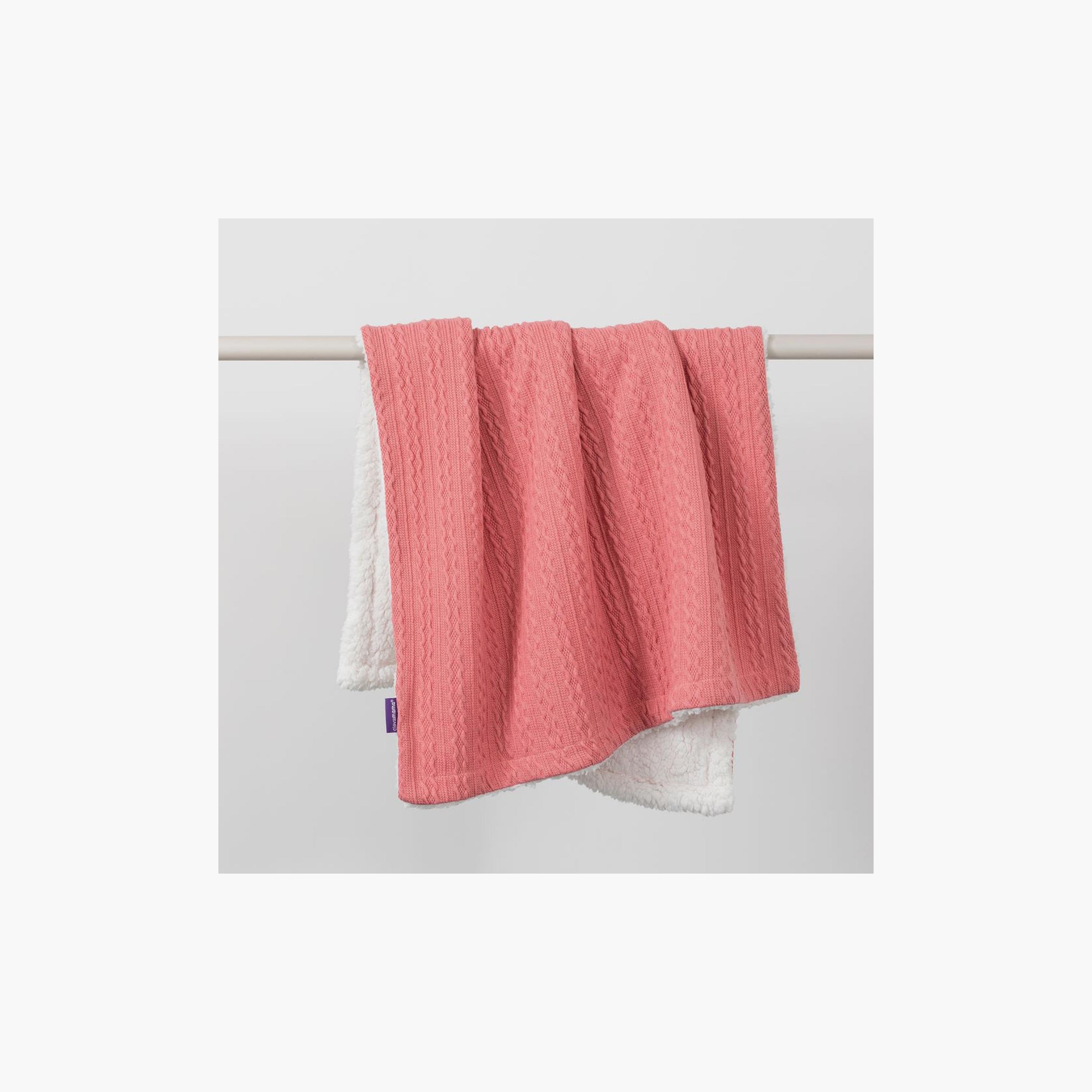 ClevaMama Luxe Sherpa Baby Blanket - 75 x 100 cm-baby-nursery-blanketsandswaddles-blanketsandquilts-image-2