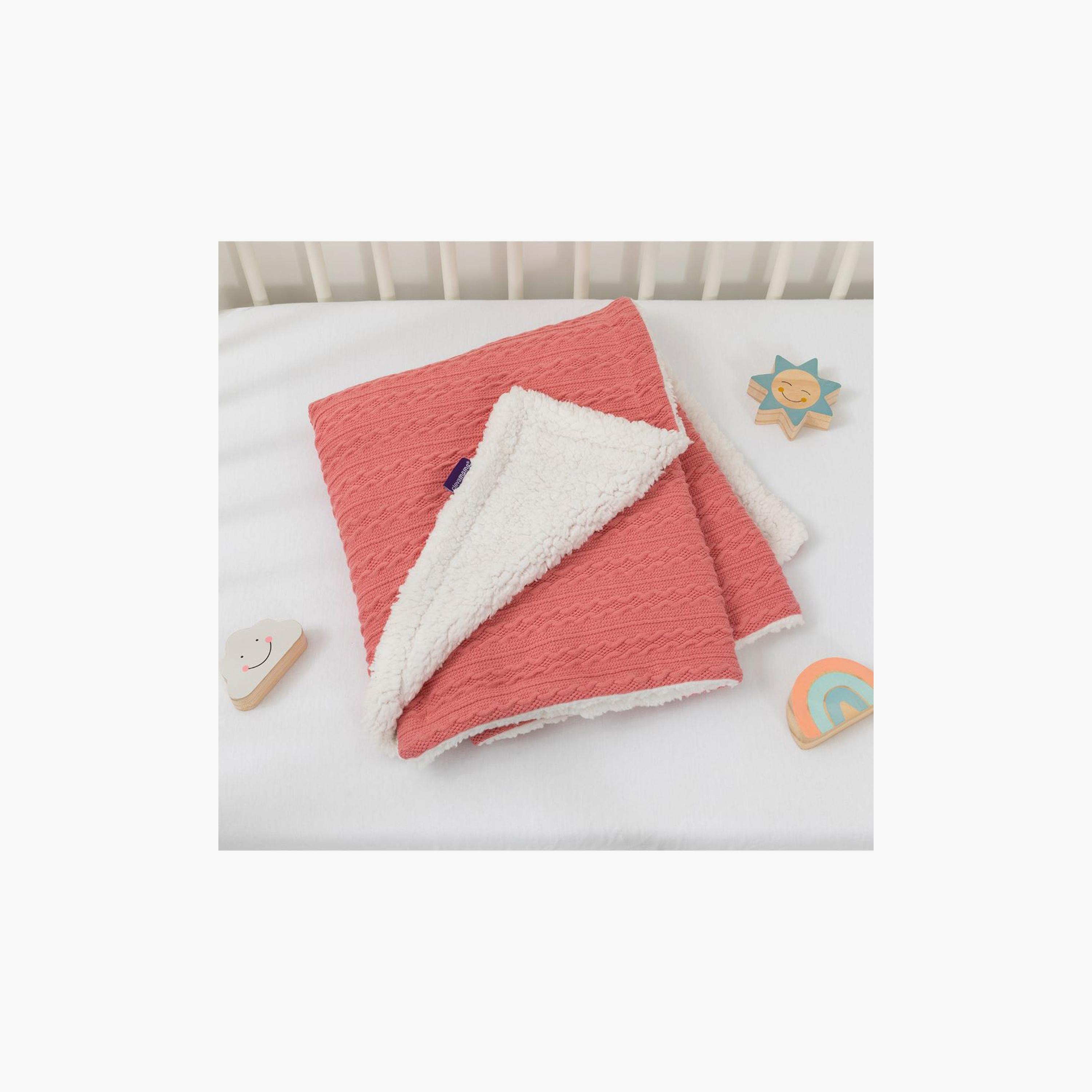ClevaMama Luxe Sherpa Baby Blanket - 75 x 100 cm-baby-nursery-blanketsandswaddles-blanketsandquilts-image-4