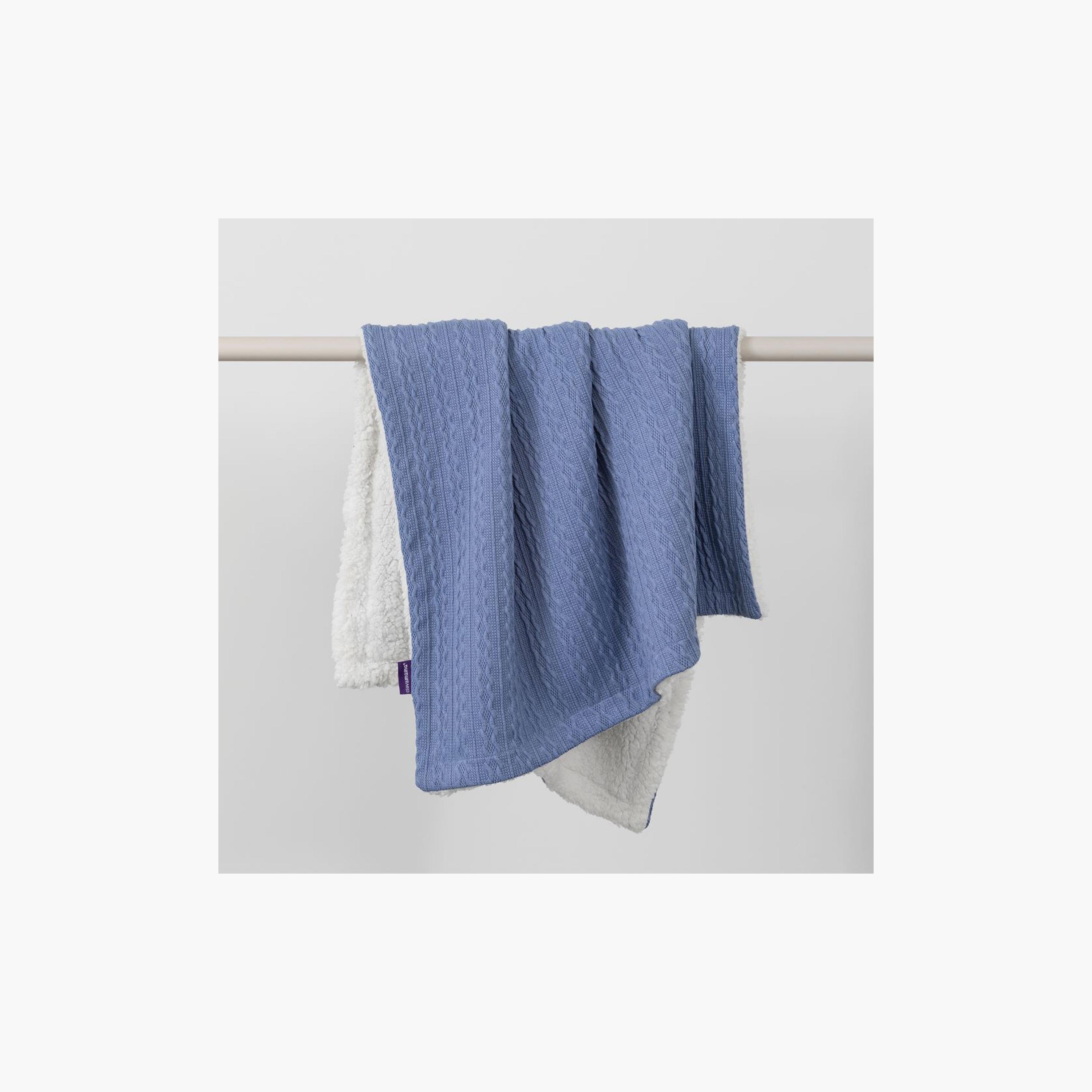بطانية شيربا فاخرة للأطفال من كليفاماما - 75 × 100 سم-baby-nursery-blanketsandswaddles-blanketsandquilts-image-2