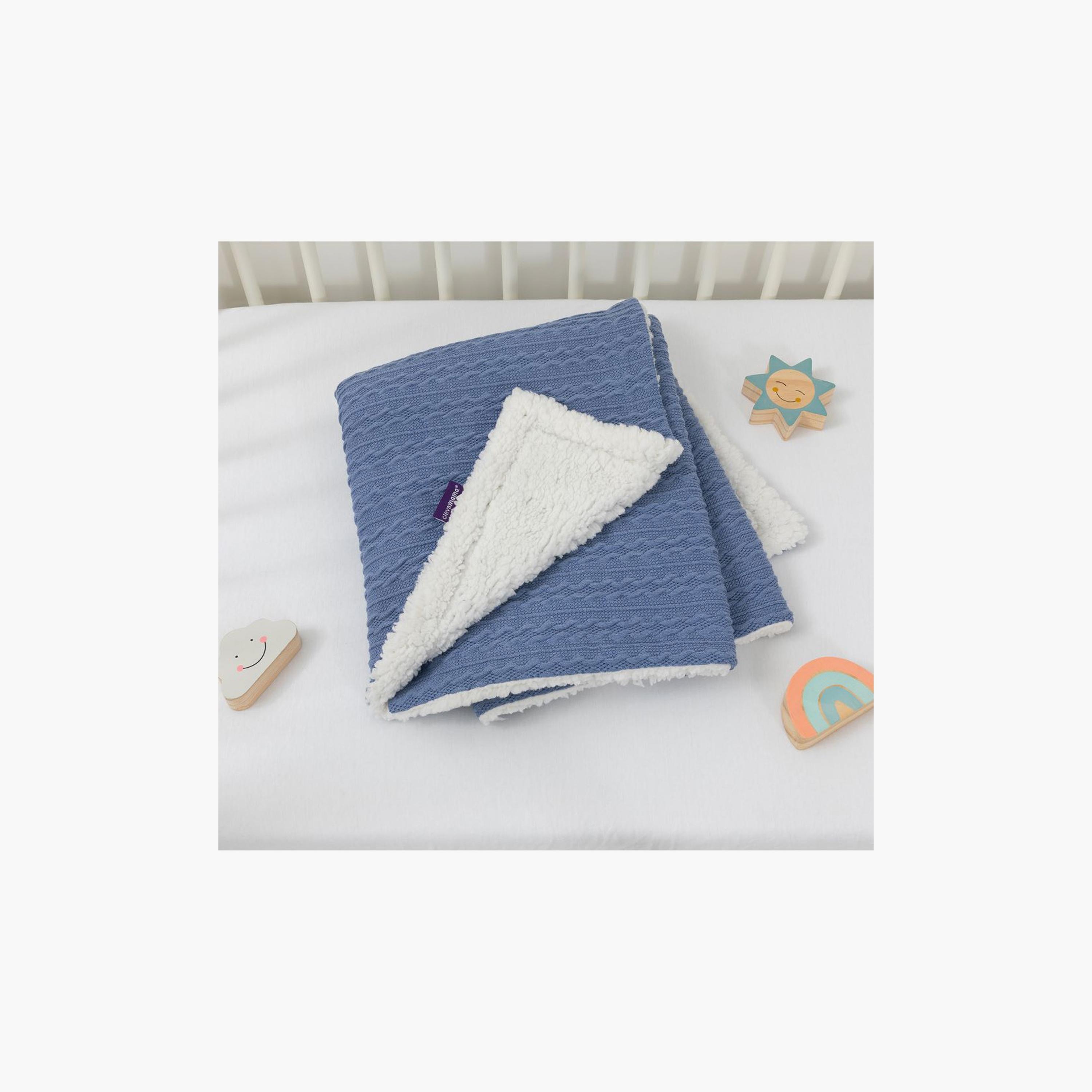 بطانية شيربا فاخرة للأطفال من كليفاماما - 75 × 100 سم-baby-nursery-blanketsandswaddles-blanketsandquilts-image-4