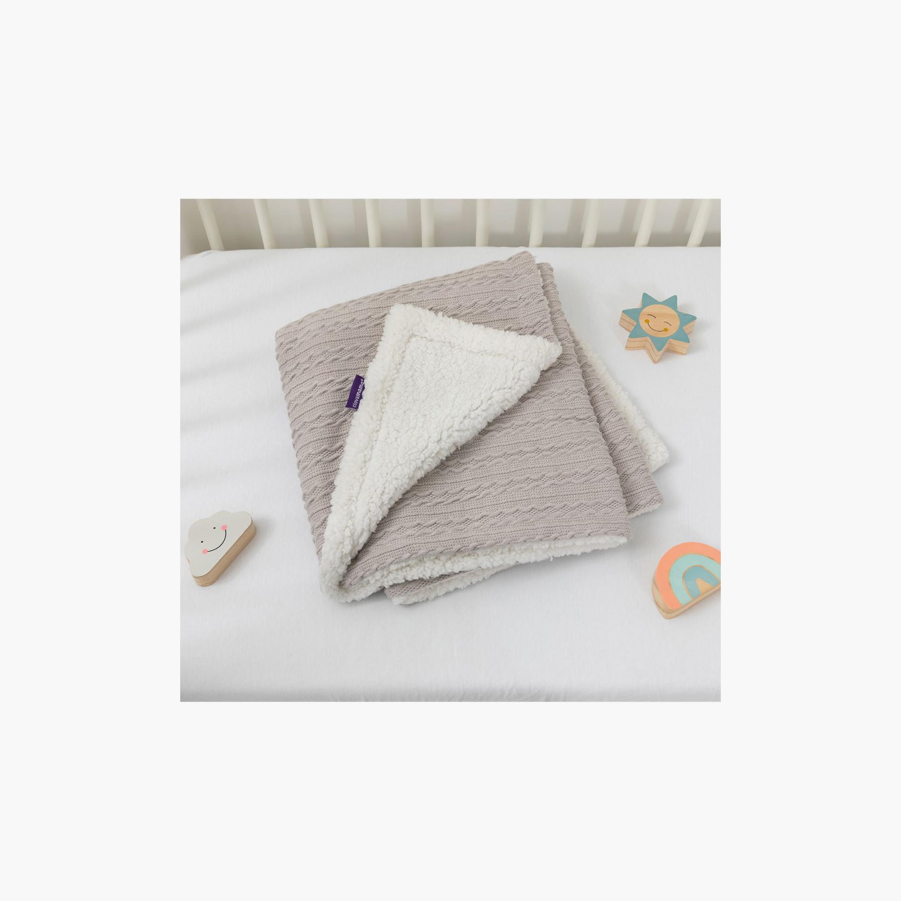 بطانية شيربا فاخرة للأطفال من كليفاماما - 75 × 100 سم-baby-nursery-blanketsandswaddles-blanketsandquilts-image-4