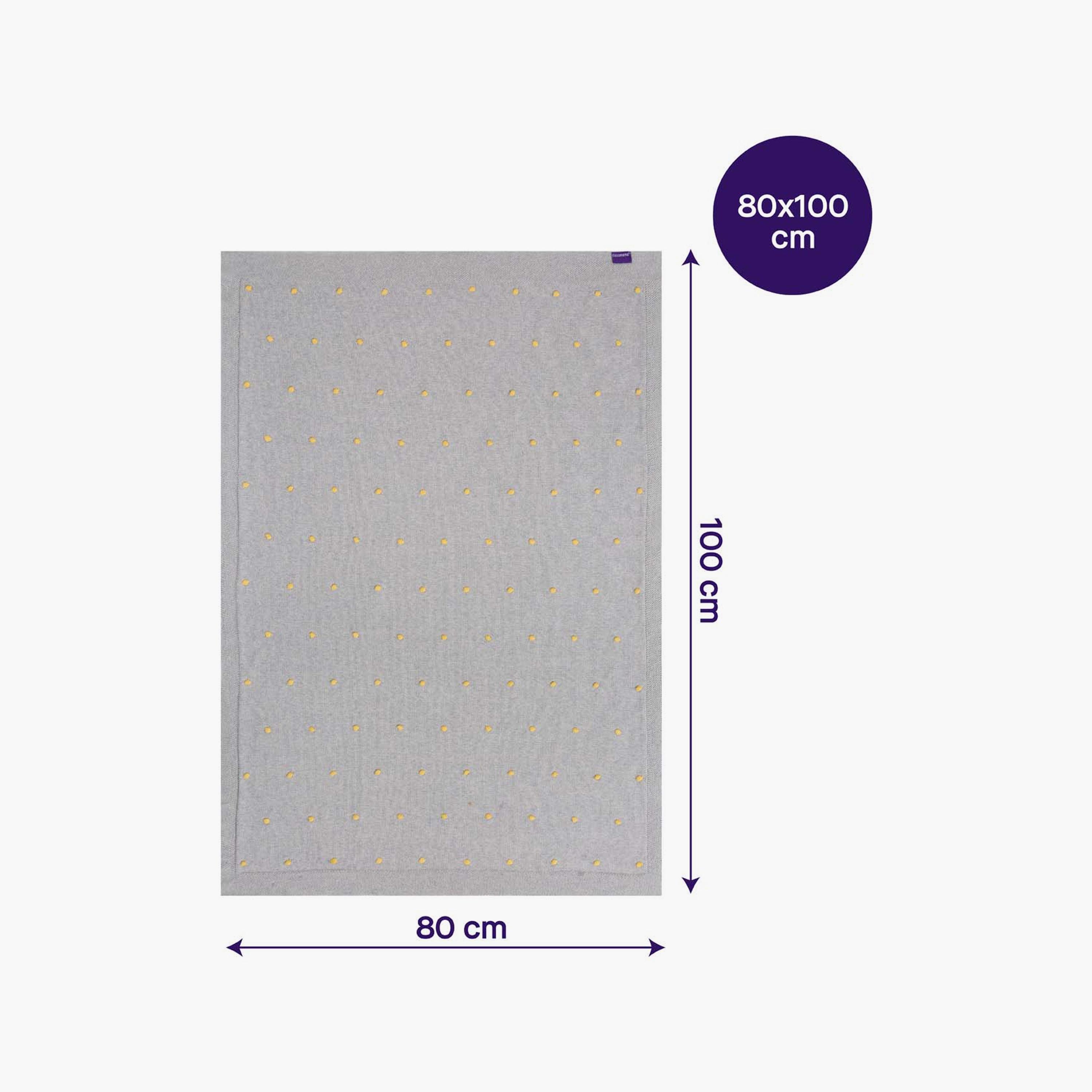 بطانية أطفال عضوية من القطن المحبوك بوم بوم من كليفاماما - 80 × 100 سم-baby-nursery-blanketsandswaddles-blanketsandquilts-image-4