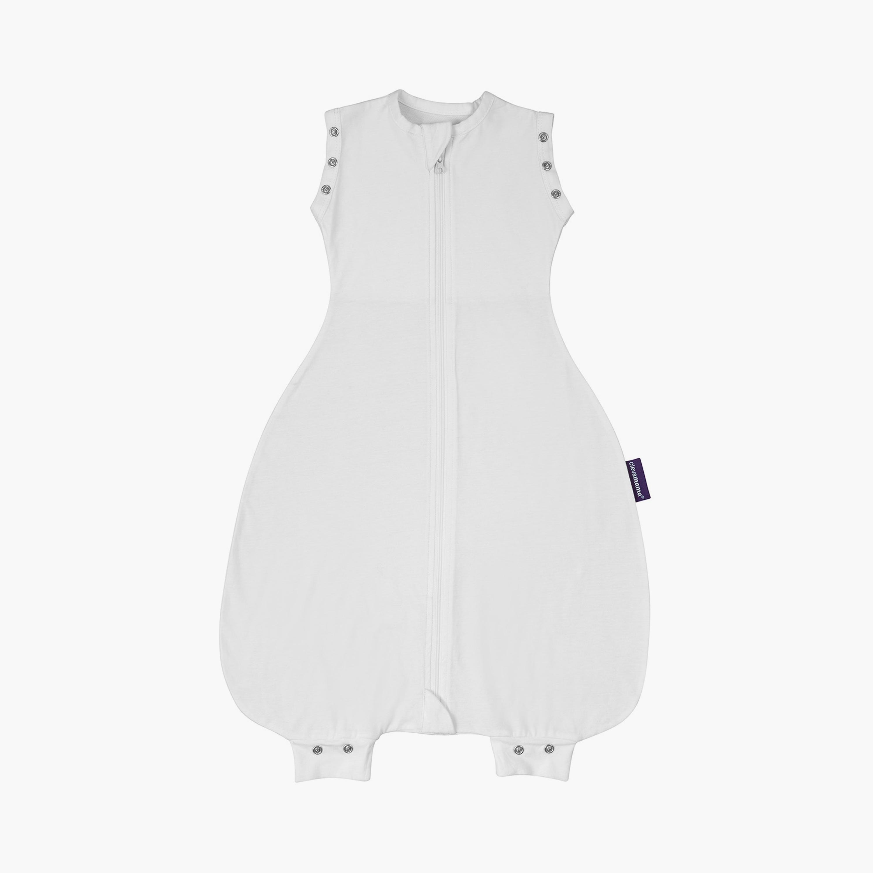 ClevaMama 3 in 1 Nite Nite Solid Sleeveless Romper - Sleeping Bag  - 1 Tog - 0-9 Months-baby-boys-clothing-rompers-image-1