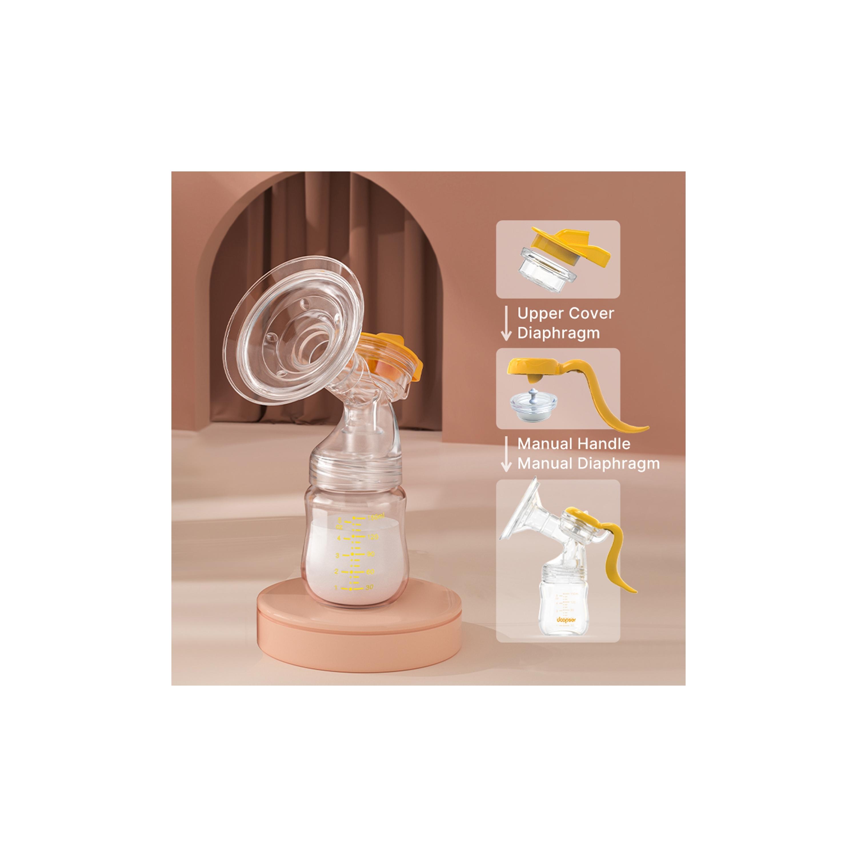 Doopser Manual Breast Pump - 150 ml-baby-feeding-breastfeedingandcare-image-8