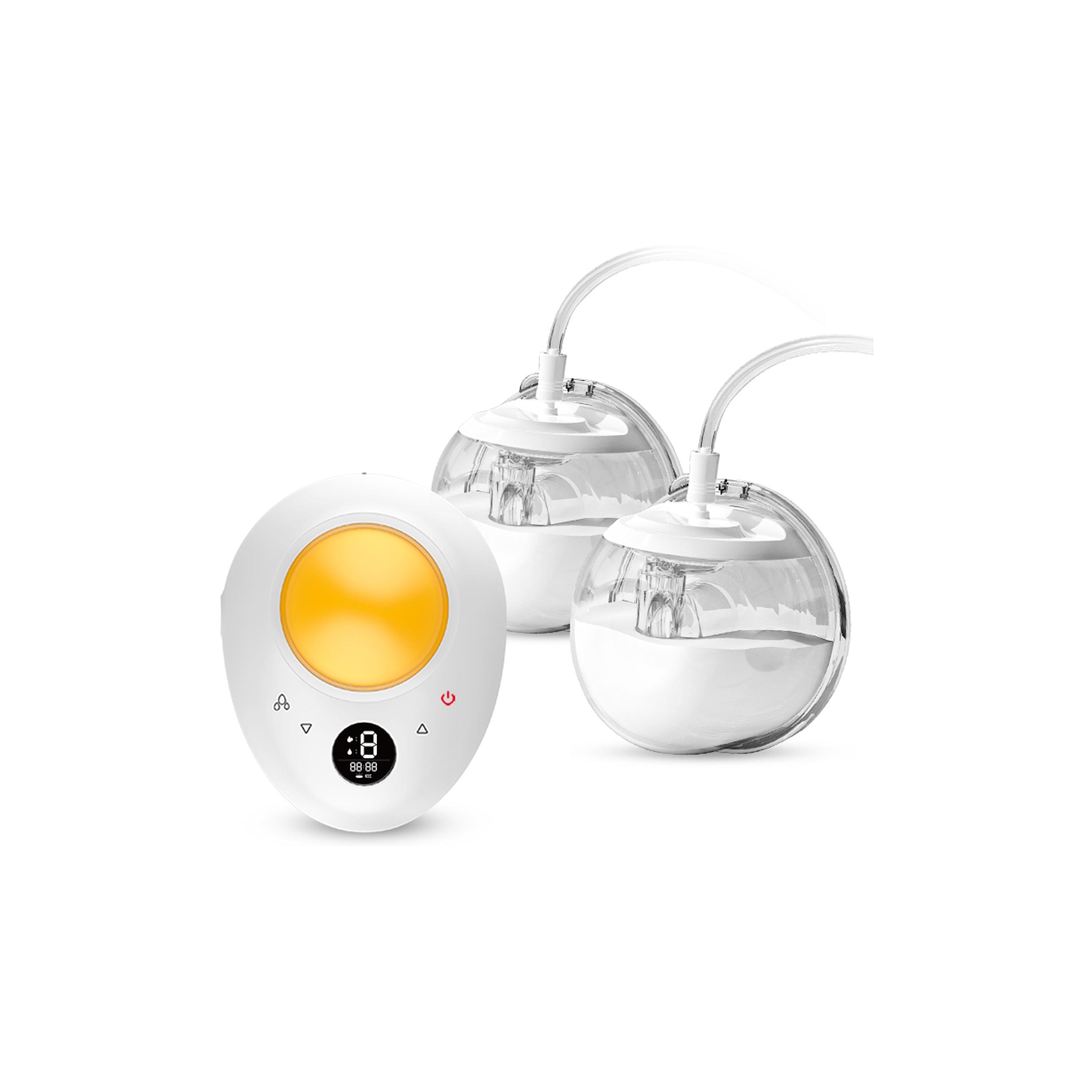 Doopser Egg Style Double Electric Breast Pump - 240 ml Each-baby-feeding-breastfeedingandcare-image-1