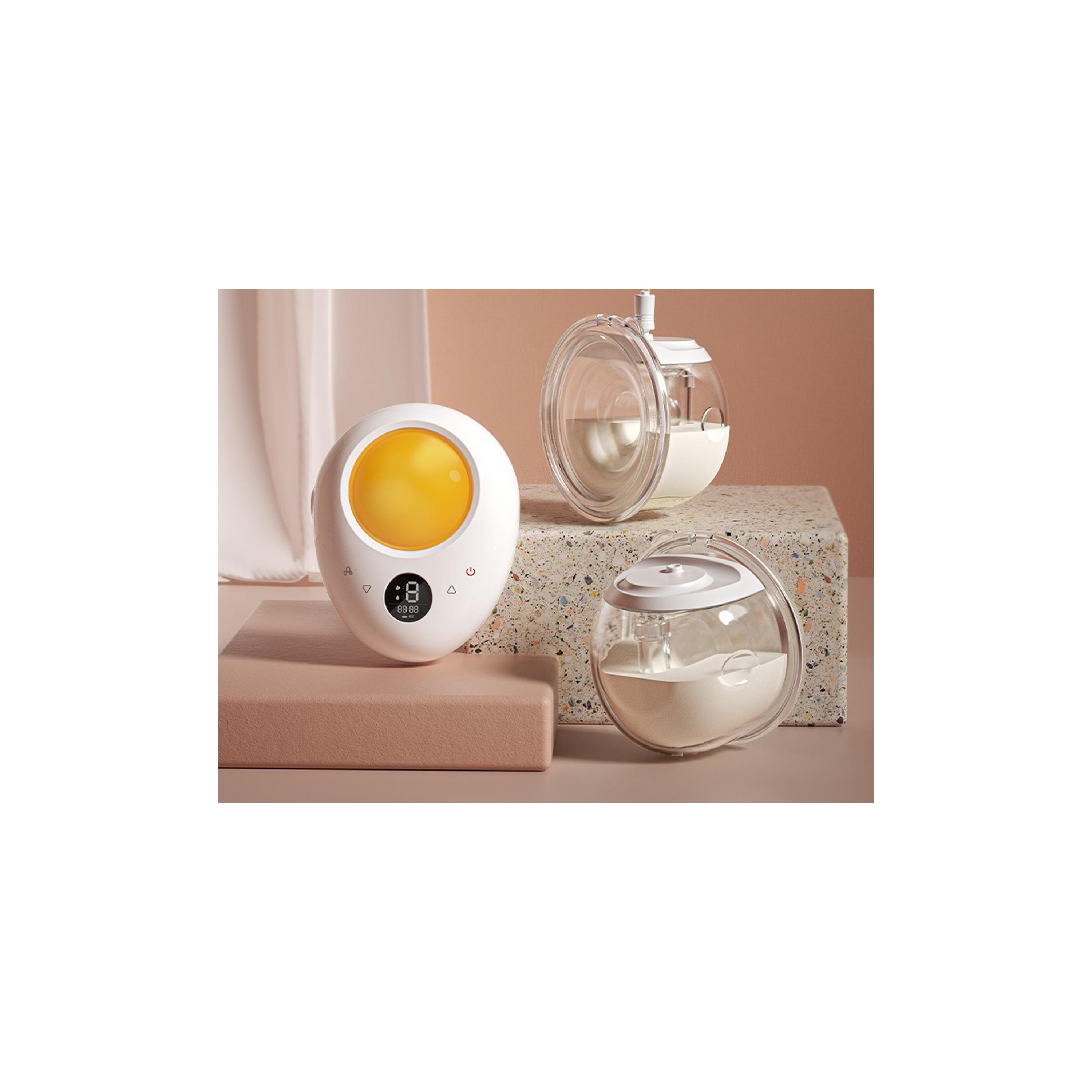 Doopser Egg Style Double Electric Breast Pump - 240 ml Each-baby-feeding-breastfeedingandcare-image-2