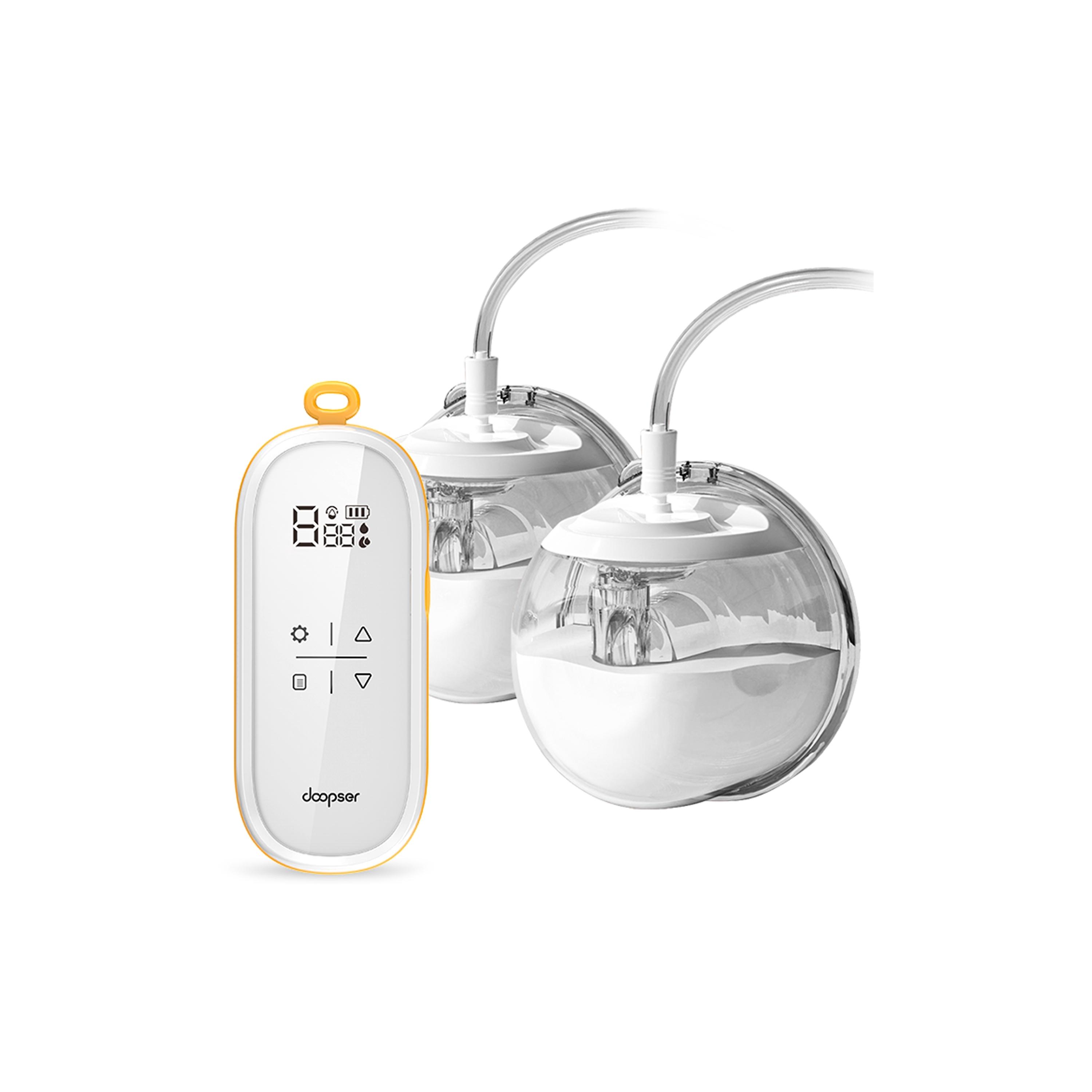 Doopser Electric Wearable Double Breast Pump - 240 ml Each-baby-feeding-breastfeedingandcare-image-2