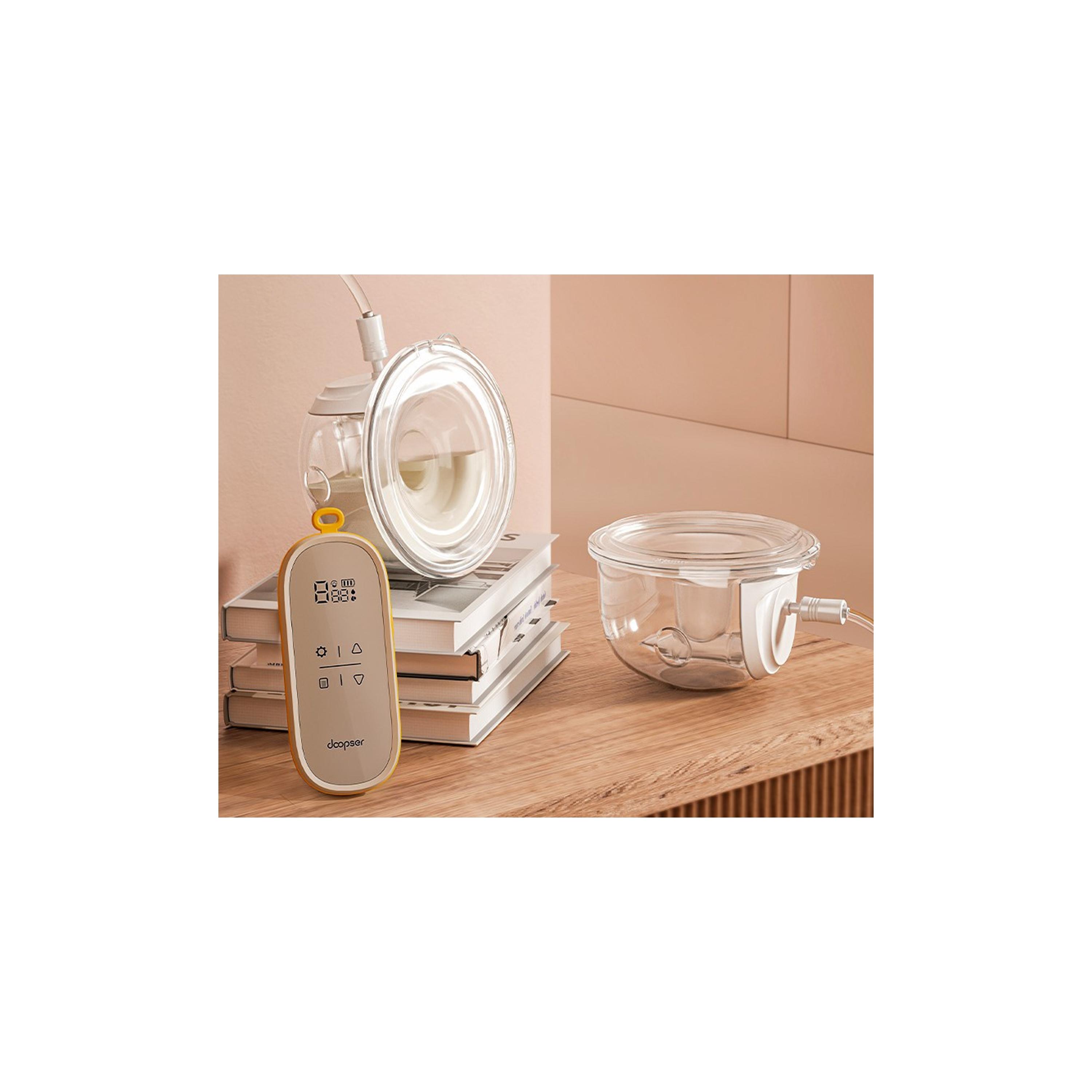 Doopser Electric Wearable Double Breast Pump - 240 ml Each-baby-feeding-breastfeedingandcare-image-3