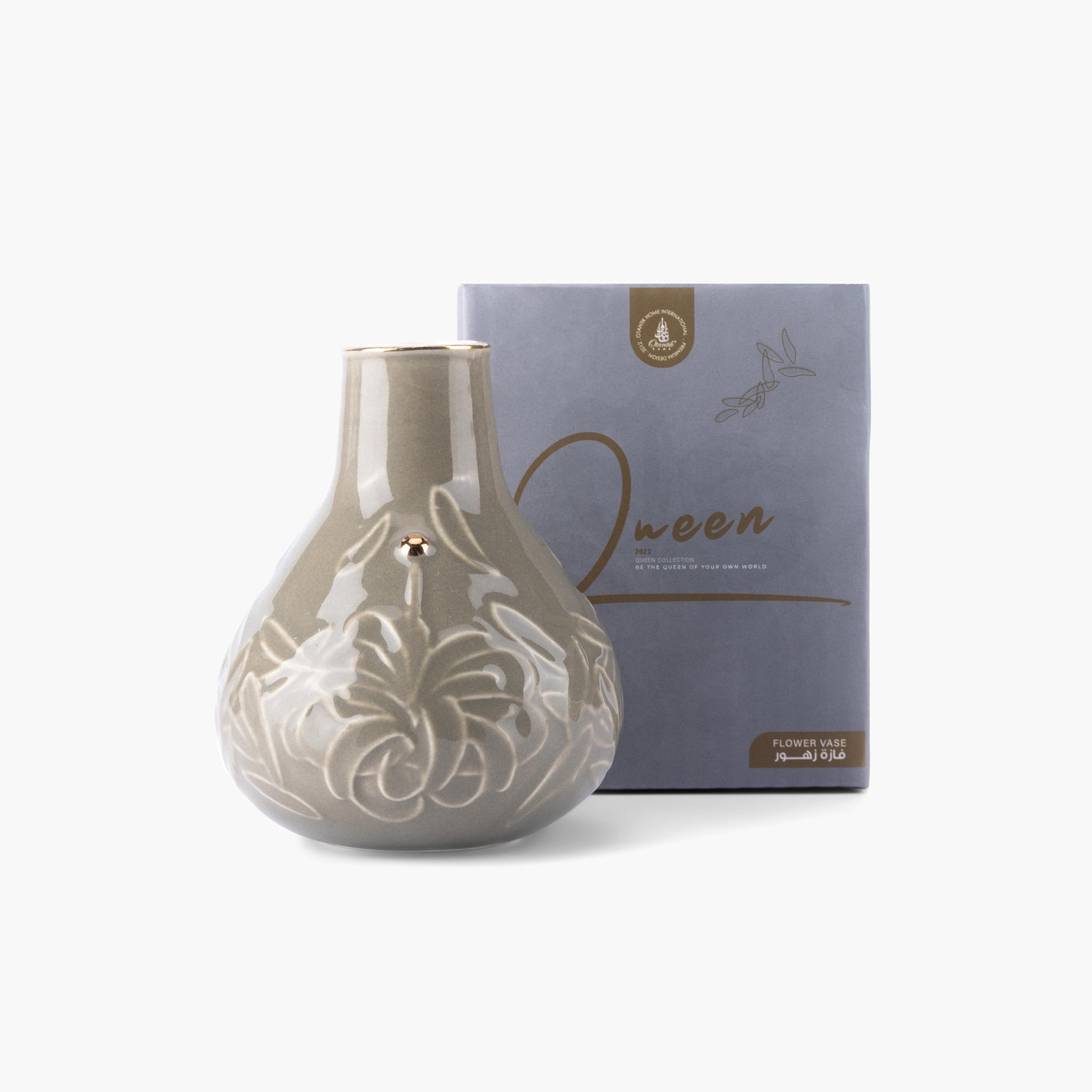 Printed Porcelain Flower Vase - 8 cm-household-decor-vasesandbowls-image-2