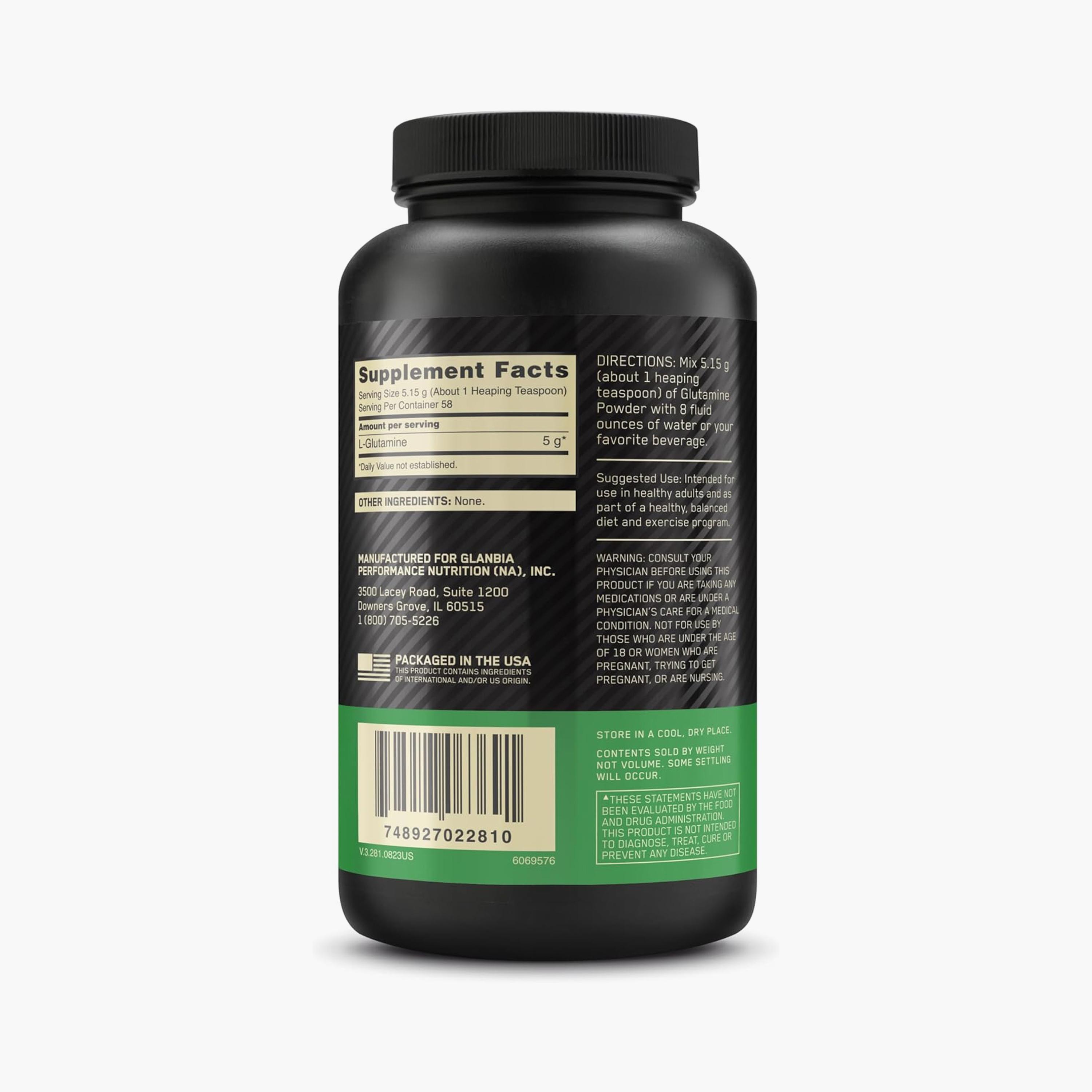 Optimum Nutrition Glutamine Powder 300g-sports-nutrition-prepostworkout-image-3