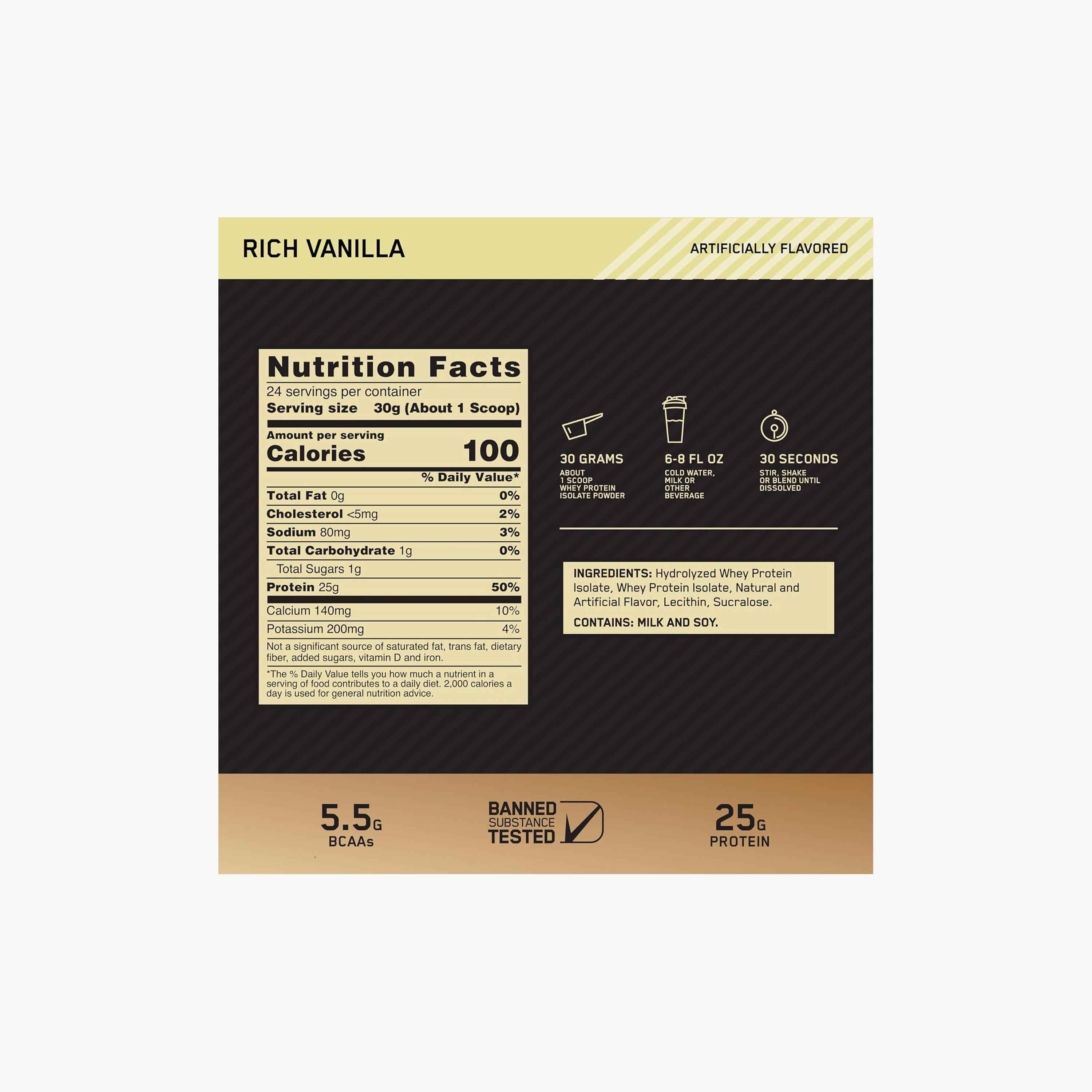Optimum Nutrition Gold Standard 100% Isolate Whey Protein Powder, Vanilla, Gluten Free, 1.58 LB-sports-nutrition-proteins-image-4