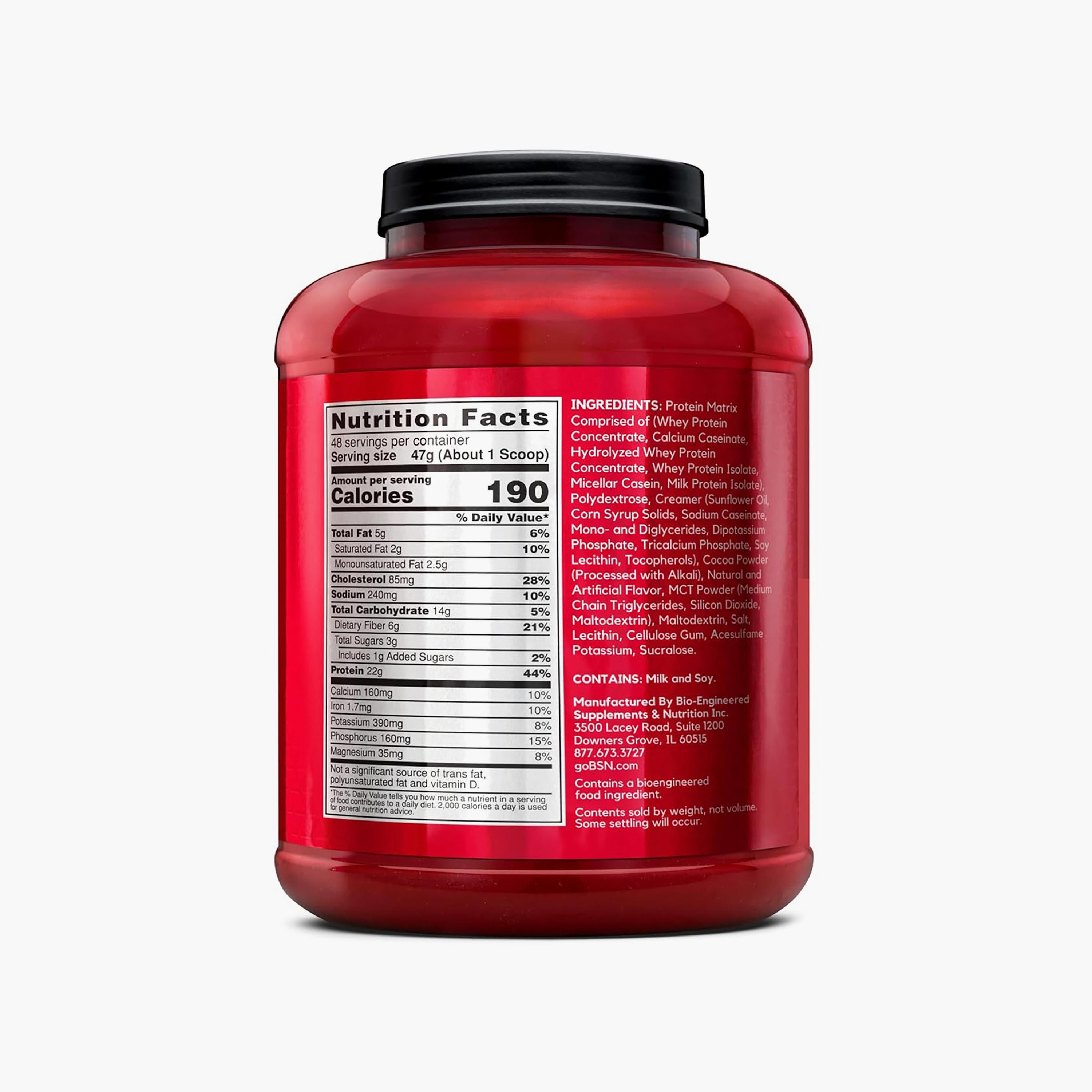 BSN Syntha-6 Chocolate Milkshake Protein Powder, 5 LB-sports-nutrition-proteins-image-3