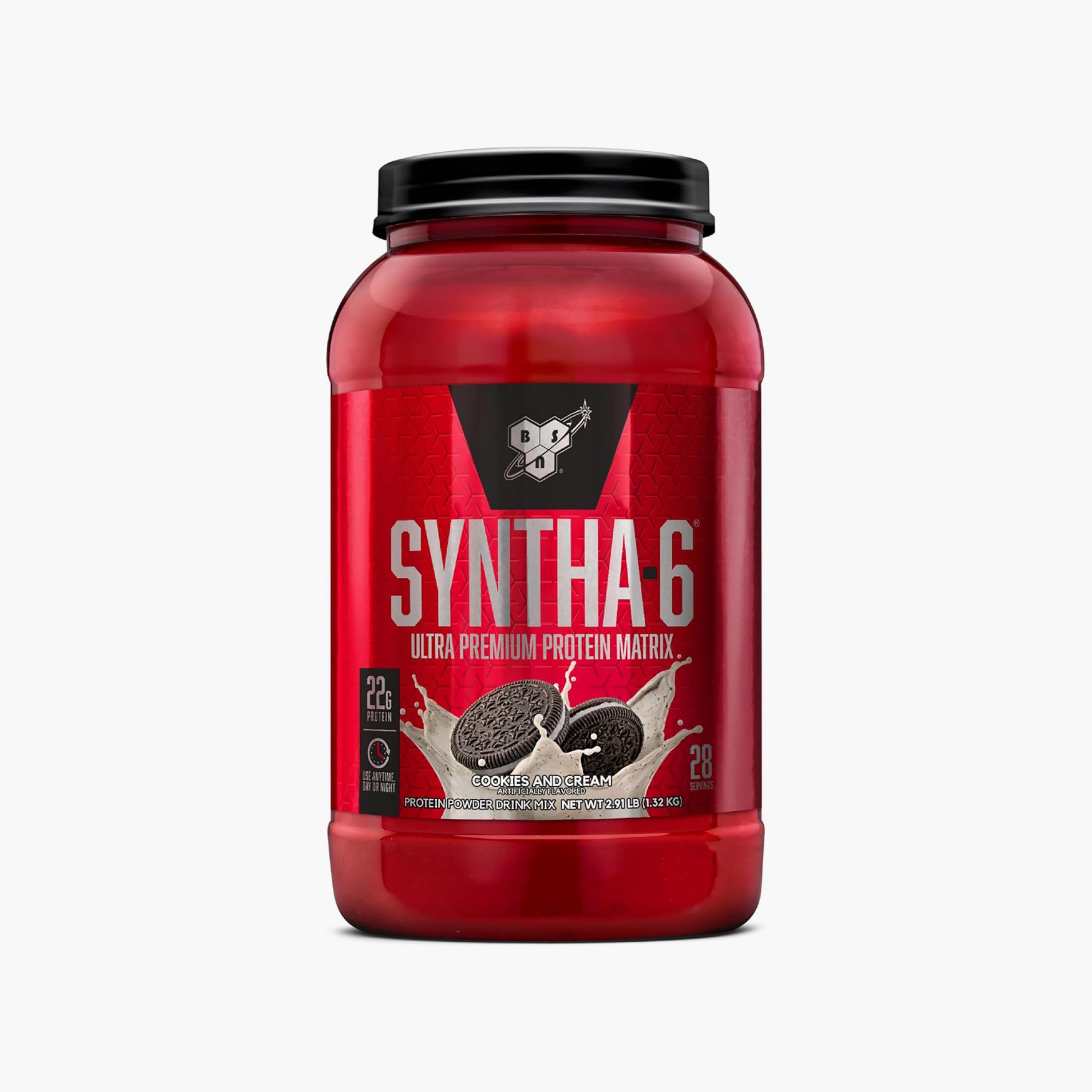 مسحوق بروتين سينثا-6 بنكهة الكوكيز والكريمة من بي اس ان، 2.91 رطل-sports-nutrition-proteins-image-1