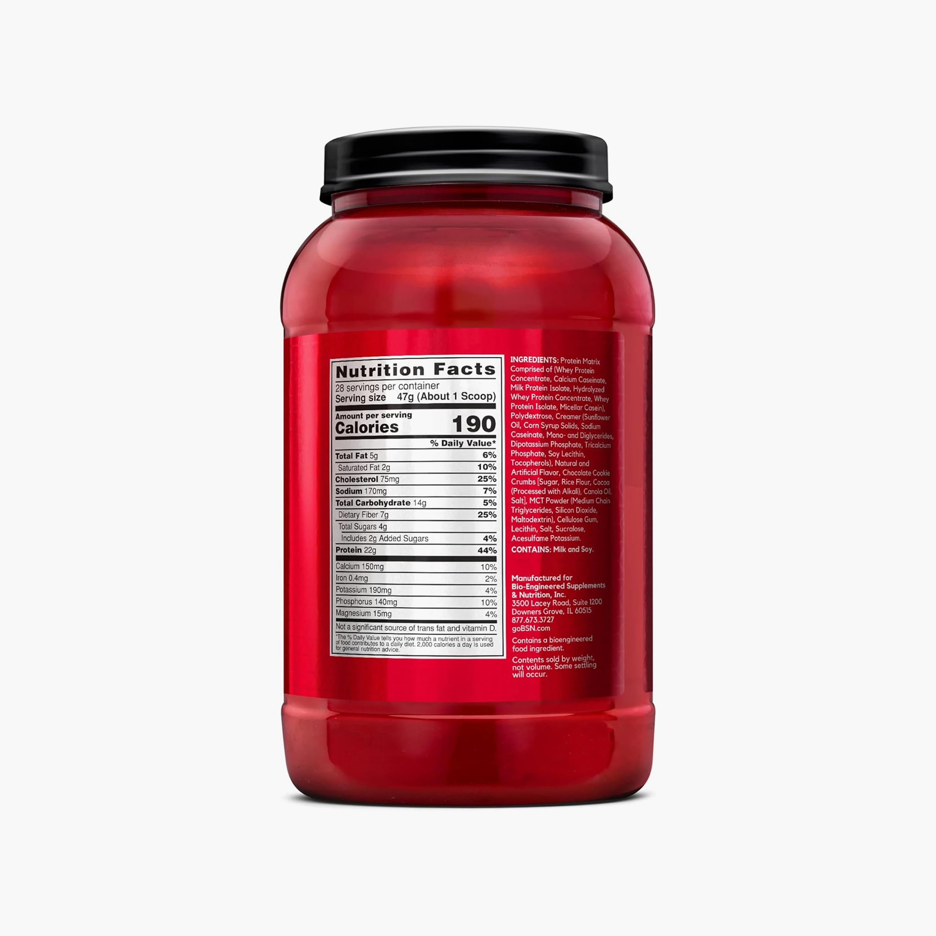 مسحوق بروتين سينثا-6 بنكهة الكوكيز والكريمة من بي اس ان، 2.91 رطل-sports-nutrition-proteins-image-3