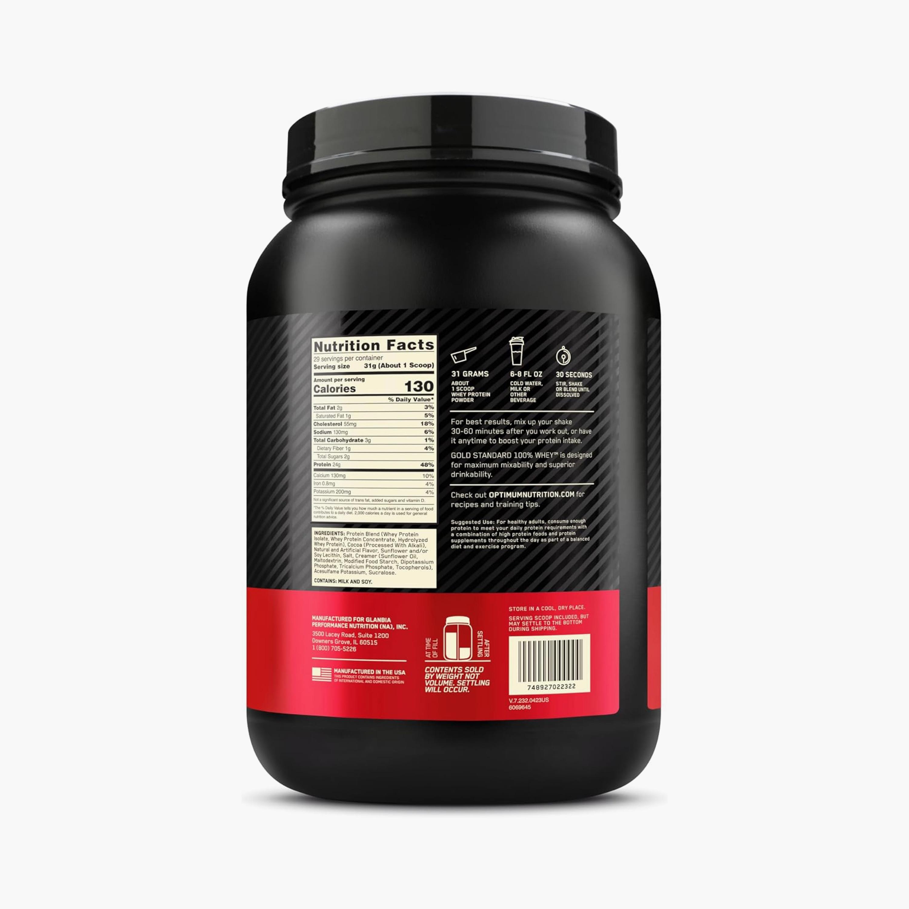 Optimum Nutrition 100% Whey Gold Standard Chocolate Malt 2LB-sports-nutrition-proteins-image-3