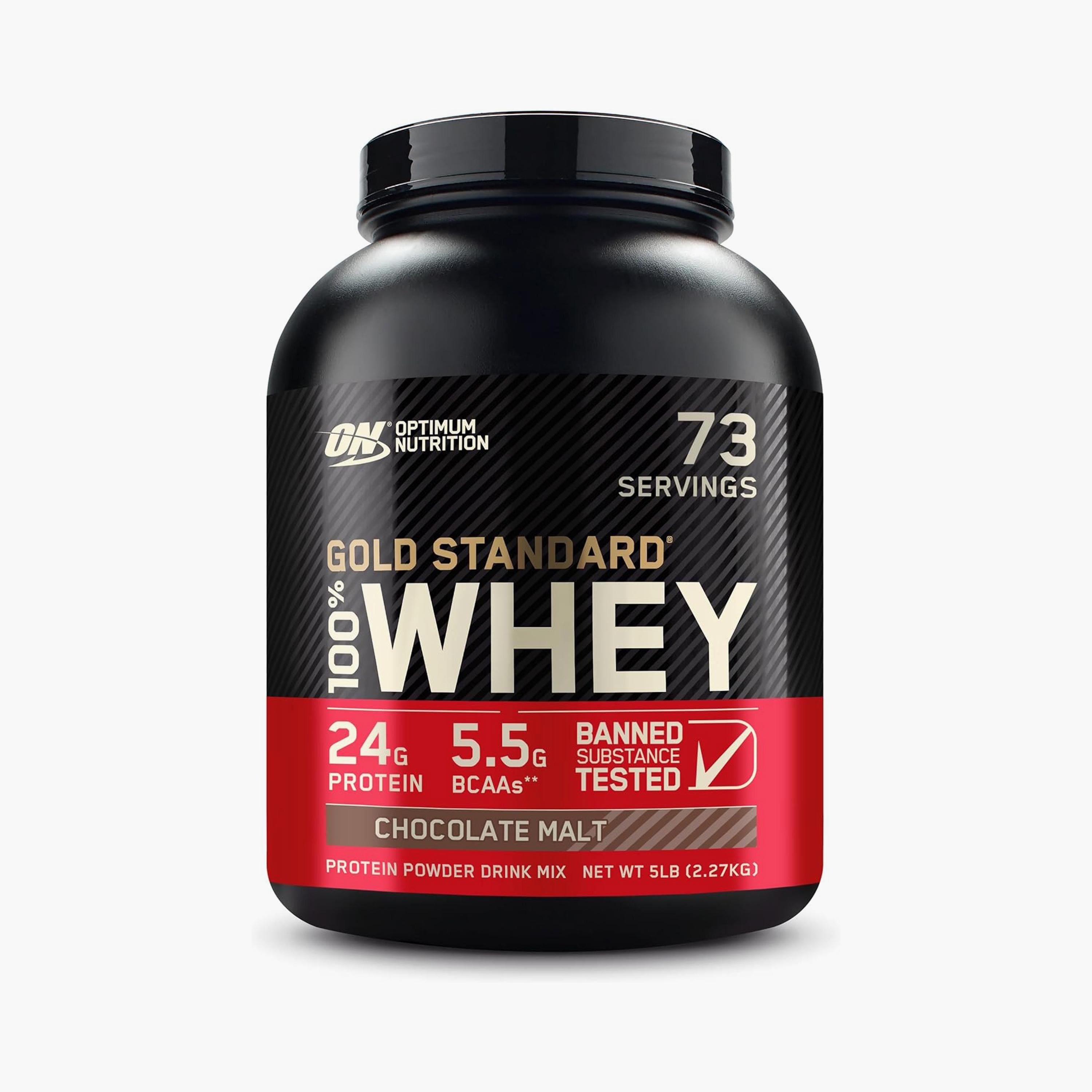 واي 100% جولد ستاندارد شعير الشكولاتة 5 رطل من أوبتيموم نيوتريشن-sports-nutrition-proteins-image-1