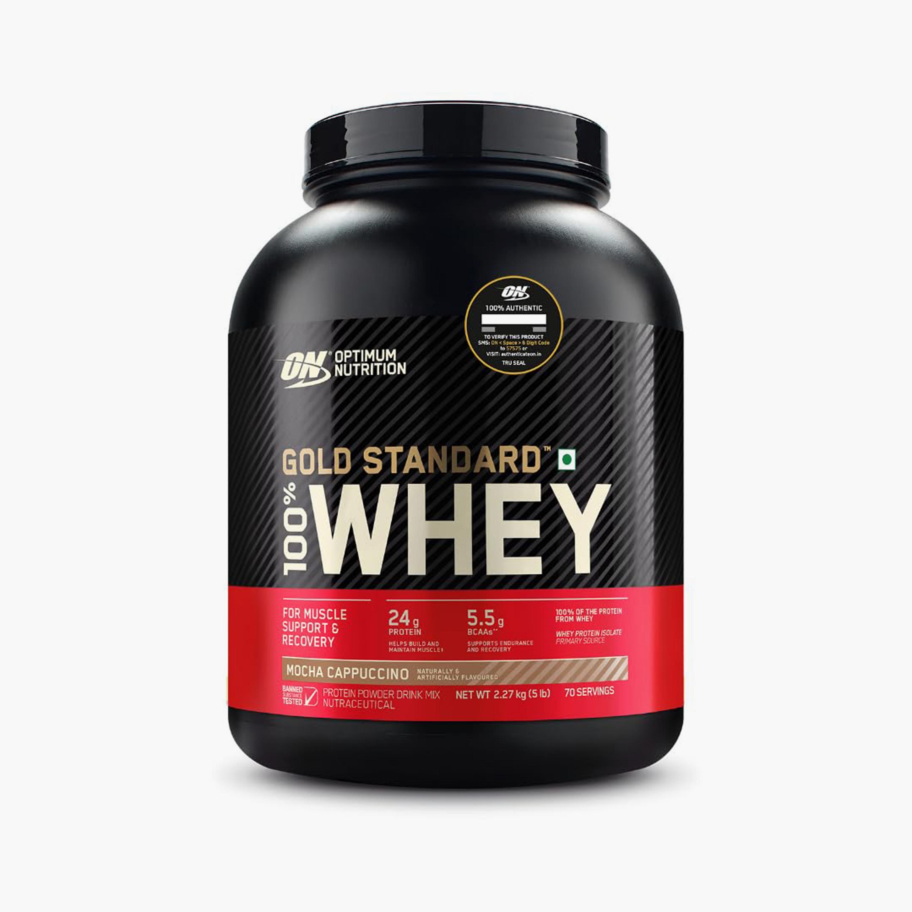 Optimum Nutrition 100% Whey Gold Standard Mocha Cappuccino 5 LB-sports-nutrition-proteins-image-1