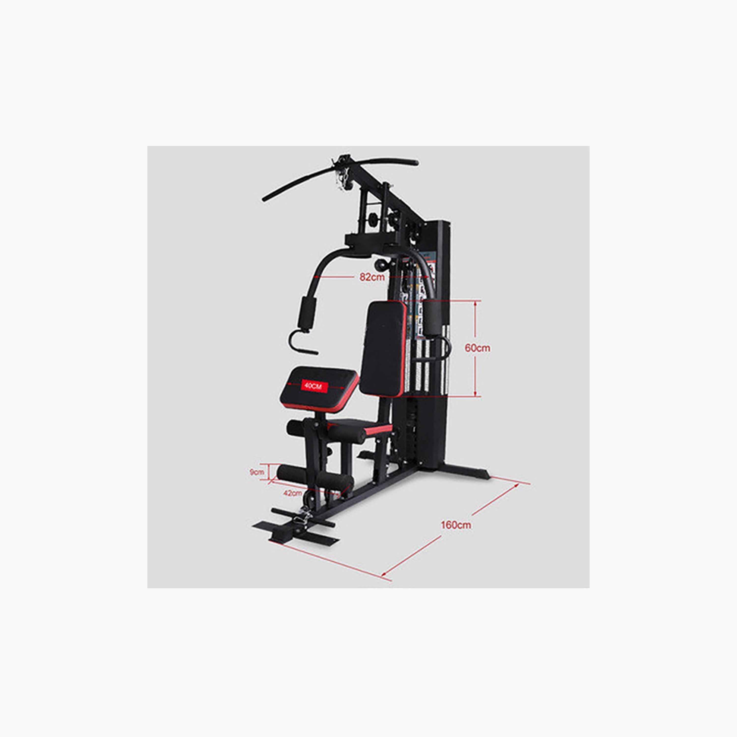 Fitness World Multifunction Adjustable Home Gym 70 kg - Black | N14103566A-sports-gear-gym-image-4