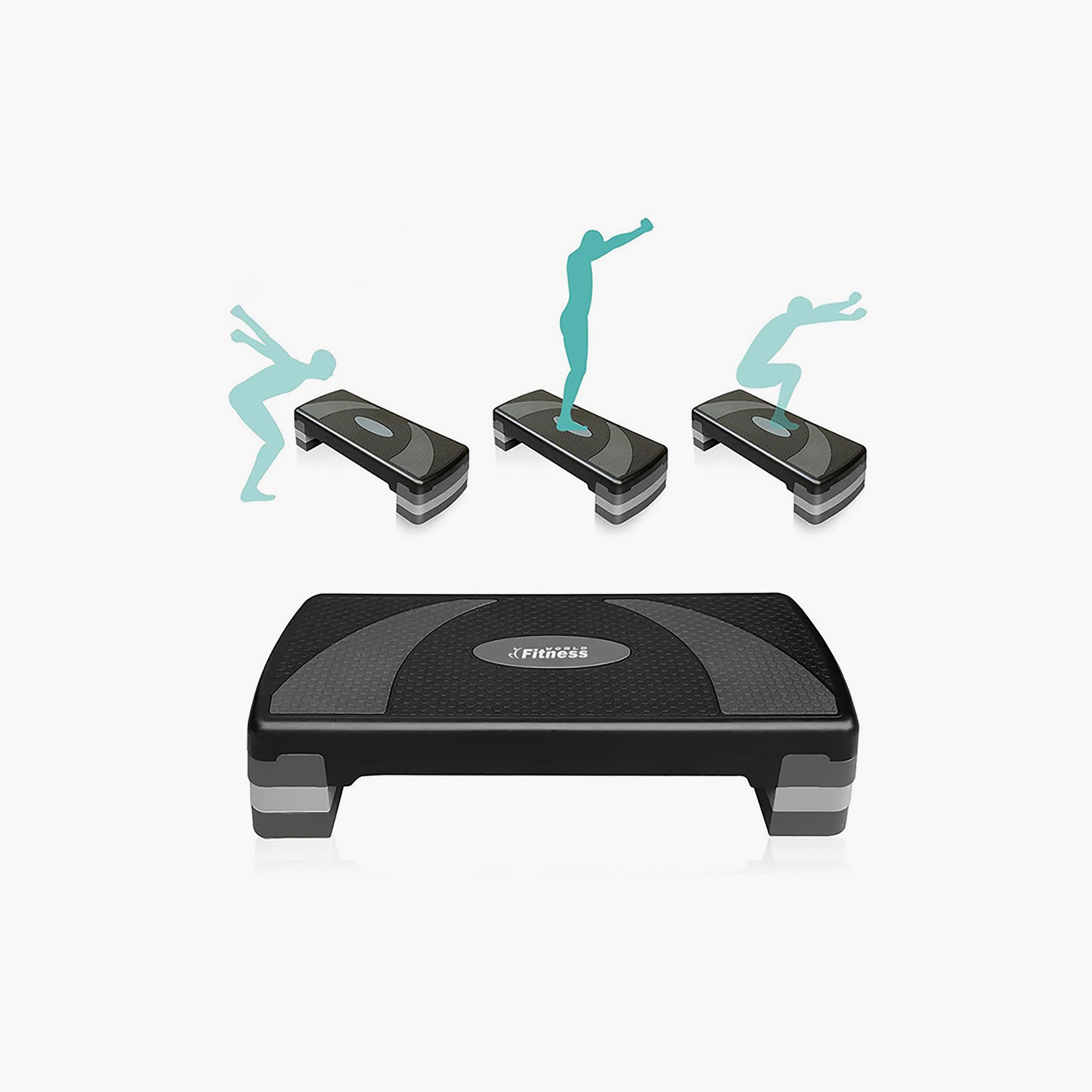 Fitness World The Worldwide Treadmill 35 kg 130 x 100 x 40 cm - Black | N12519768A-sports-gear-gym-image-4