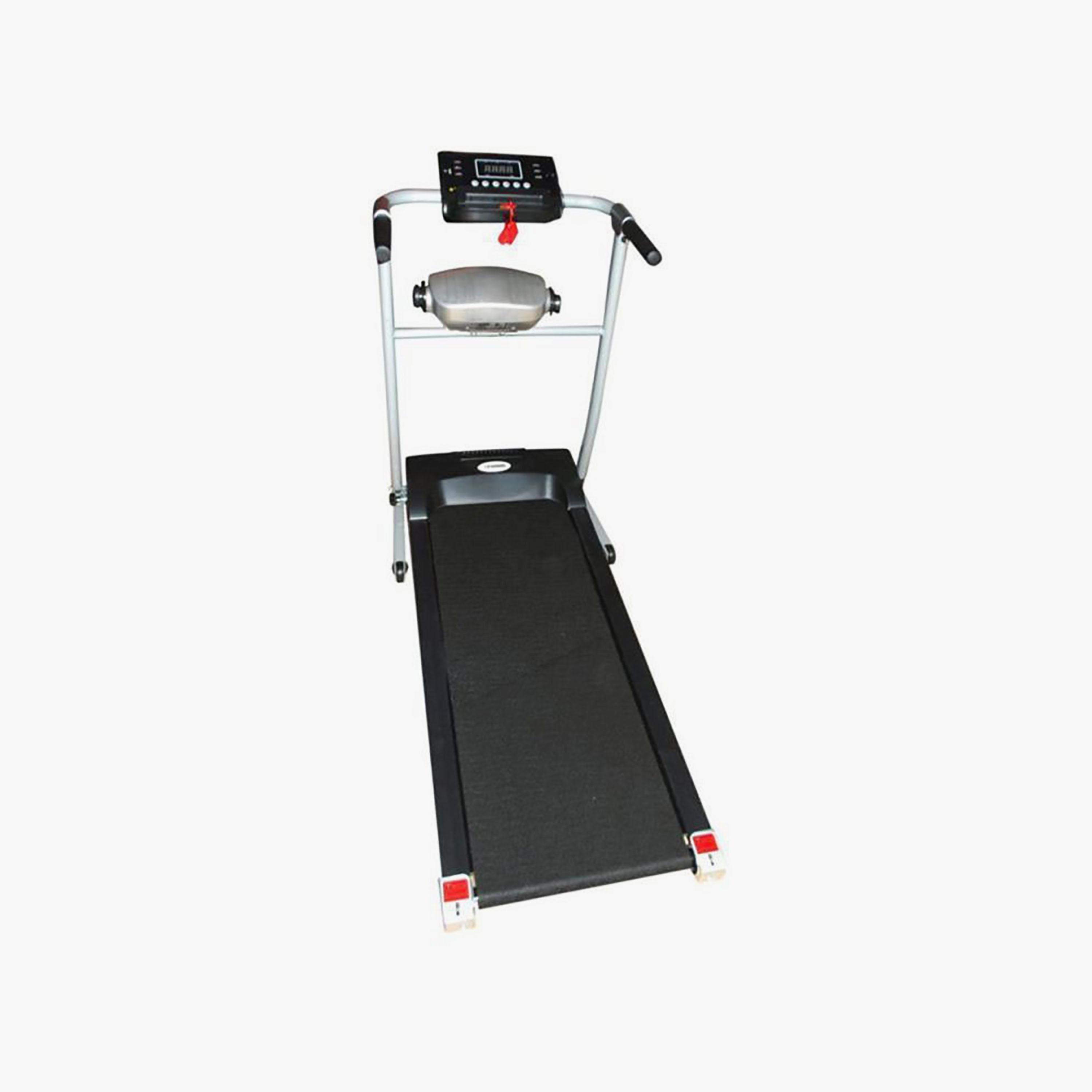 Fitness World Electric Treadmill with Built-In Massage 35 kg 10.54 x 13.3 cm - Black | N27330223A-sports-gear-gym-image-1