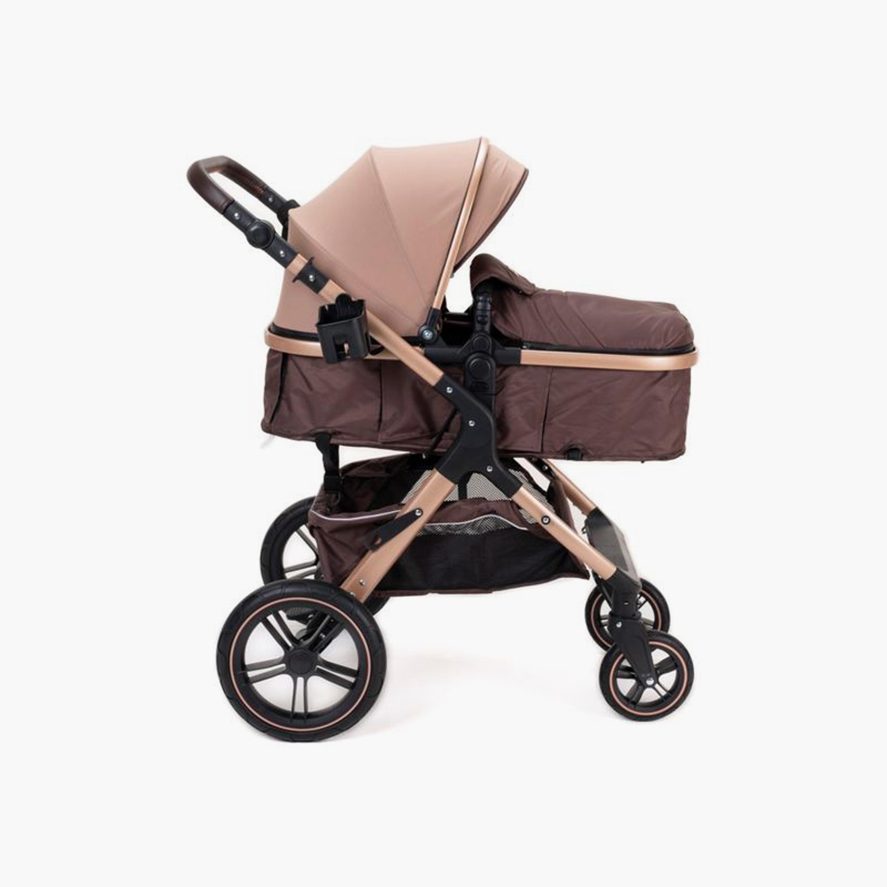 عربة أطفال هاي لاندسكيب قابلة للطي مع عجلة مطاطية من بيليكوو - كاكي-baby-gear-strollersandprams-travelsystems-image-3