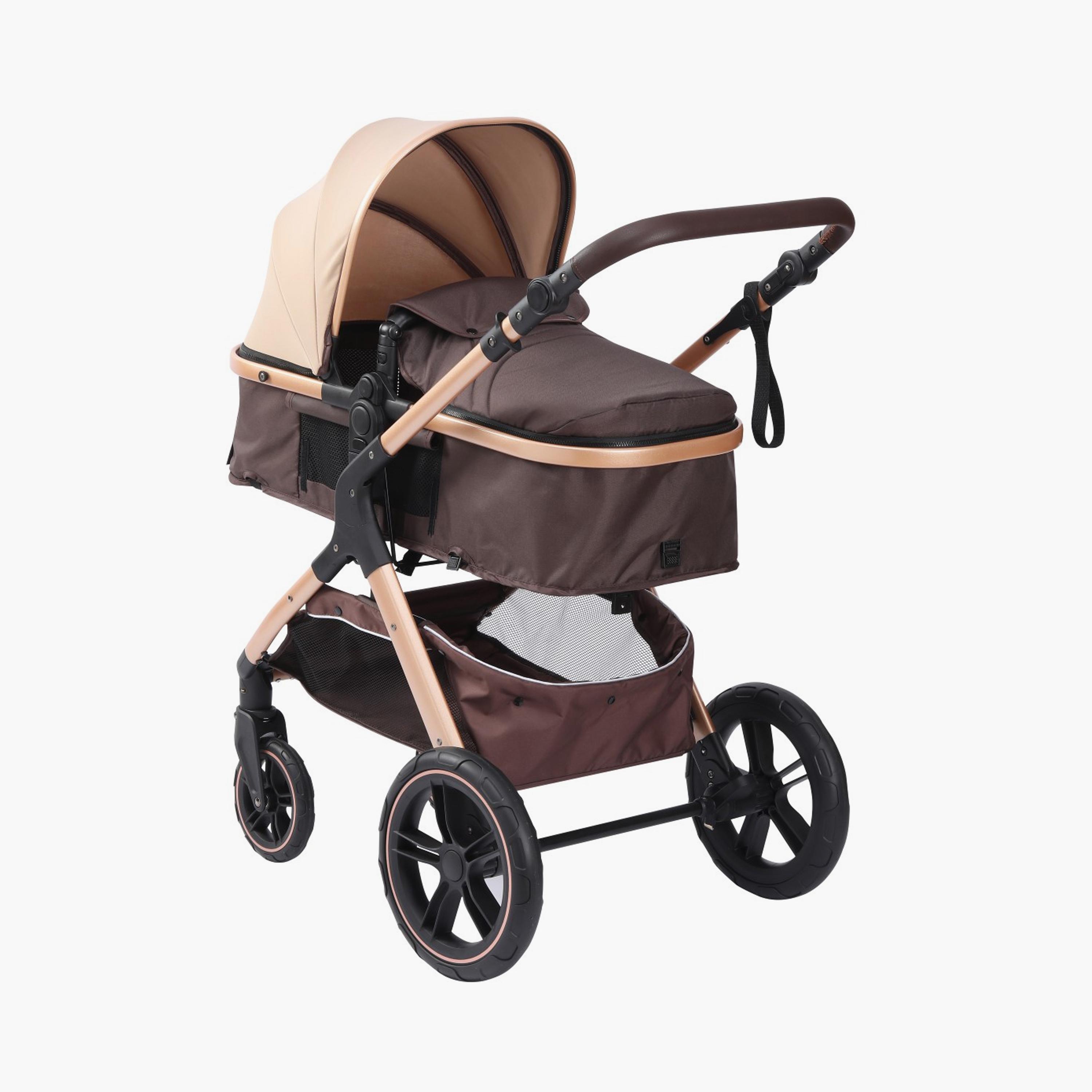 عربة أطفال 3 في 1 مع مقعد سيارة من بيليكوو - كاكي-baby-gear-strollersandprams-travelsystems-image-10