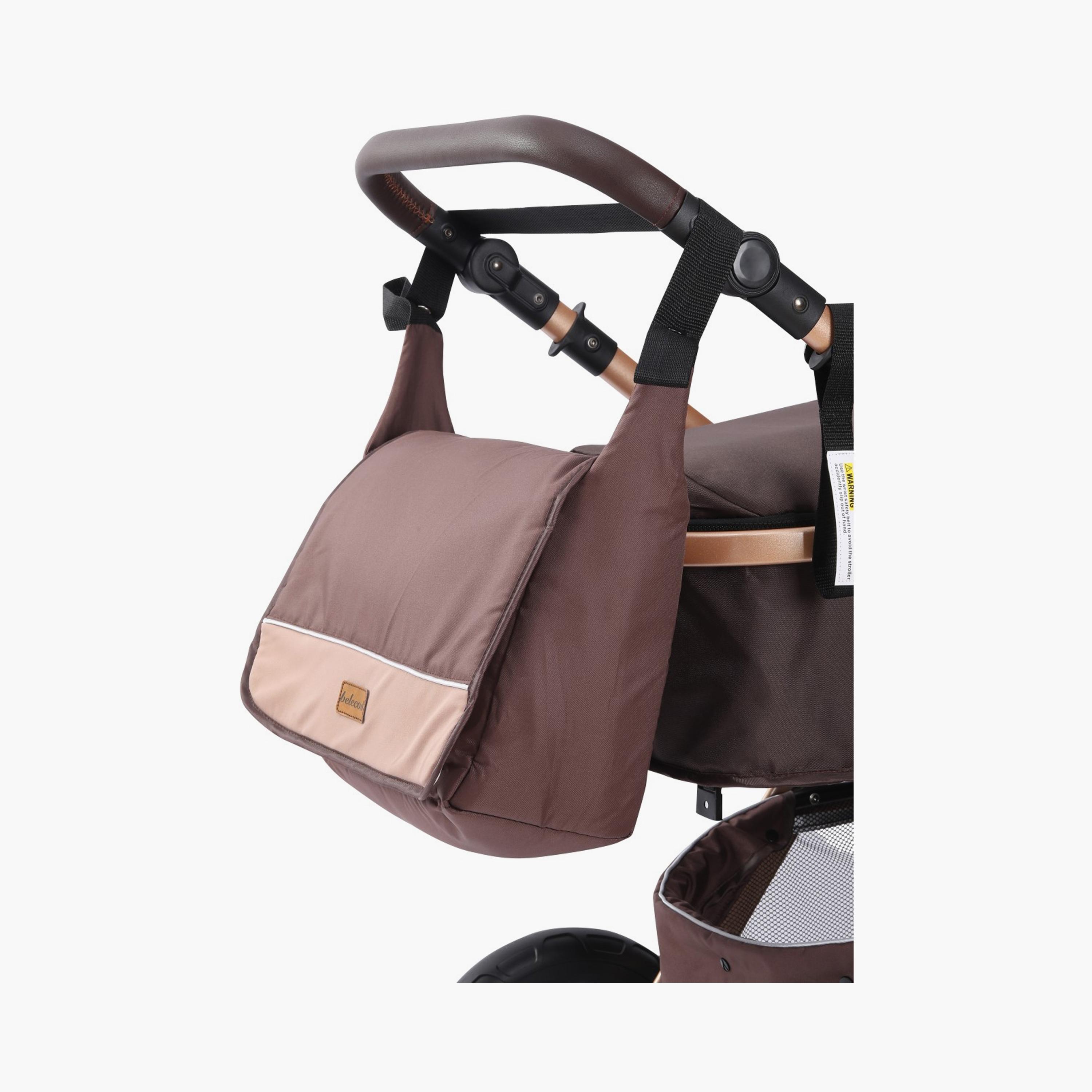 عربة أطفال 3 في 1 مع مقعد سيارة من بيليكوو - كاكي-baby-gear-strollersandprams-travelsystems-image-2