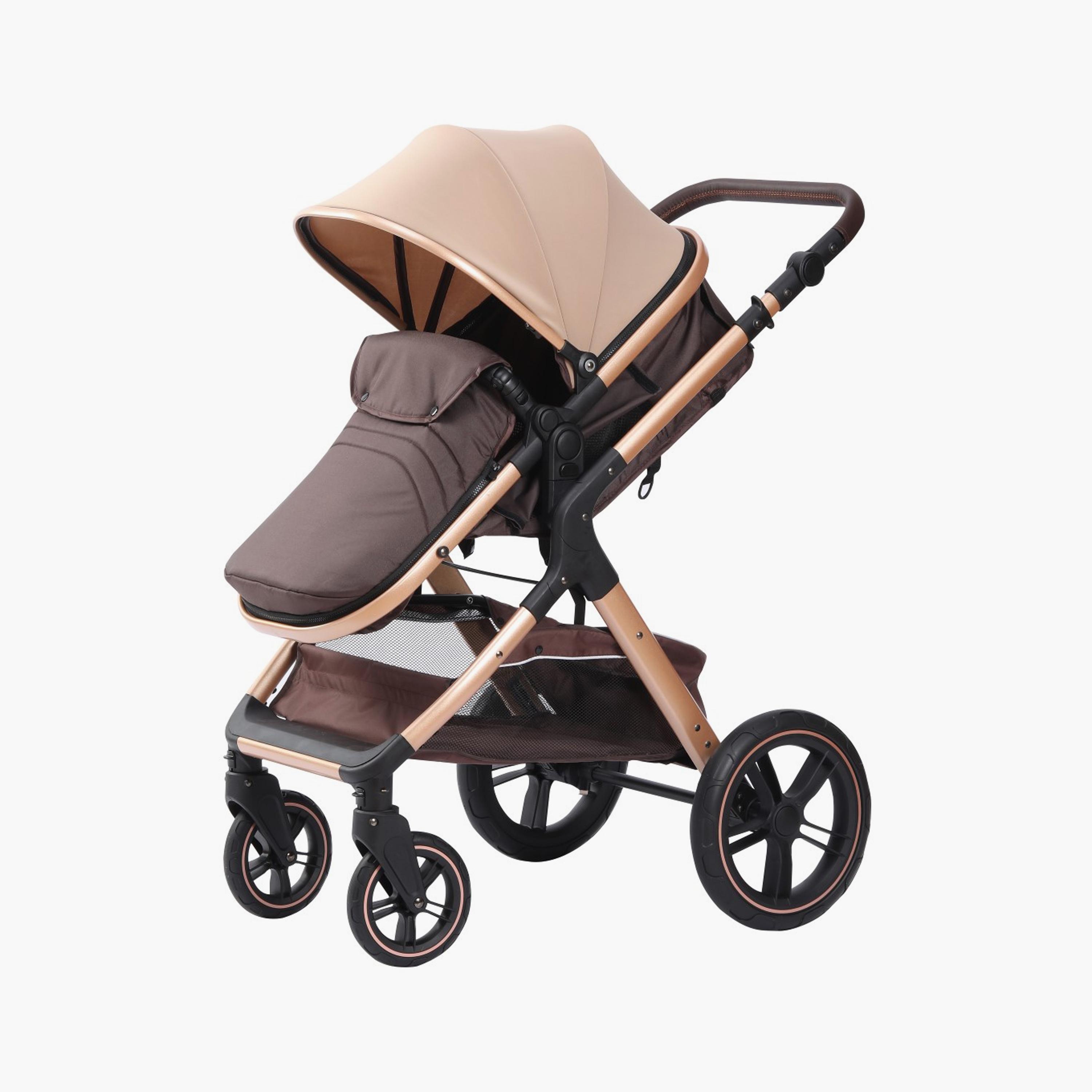 عربة أطفال 3 في 1 مع مقعد سيارة من بيليكوو - كاكي-baby-gear-strollersandprams-travelsystems-image-5
