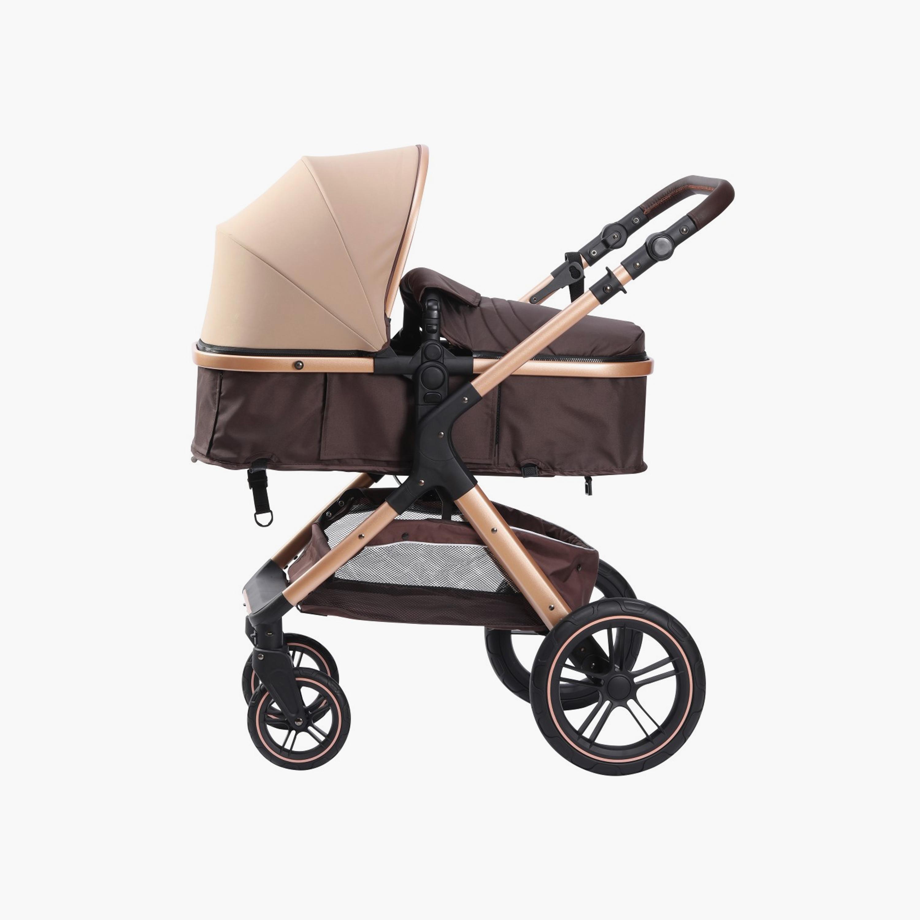 عربة أطفال 3 في 1 مع مقعد سيارة من بيليكوو - كاكي-baby-gear-strollersandprams-travelsystems-image-8