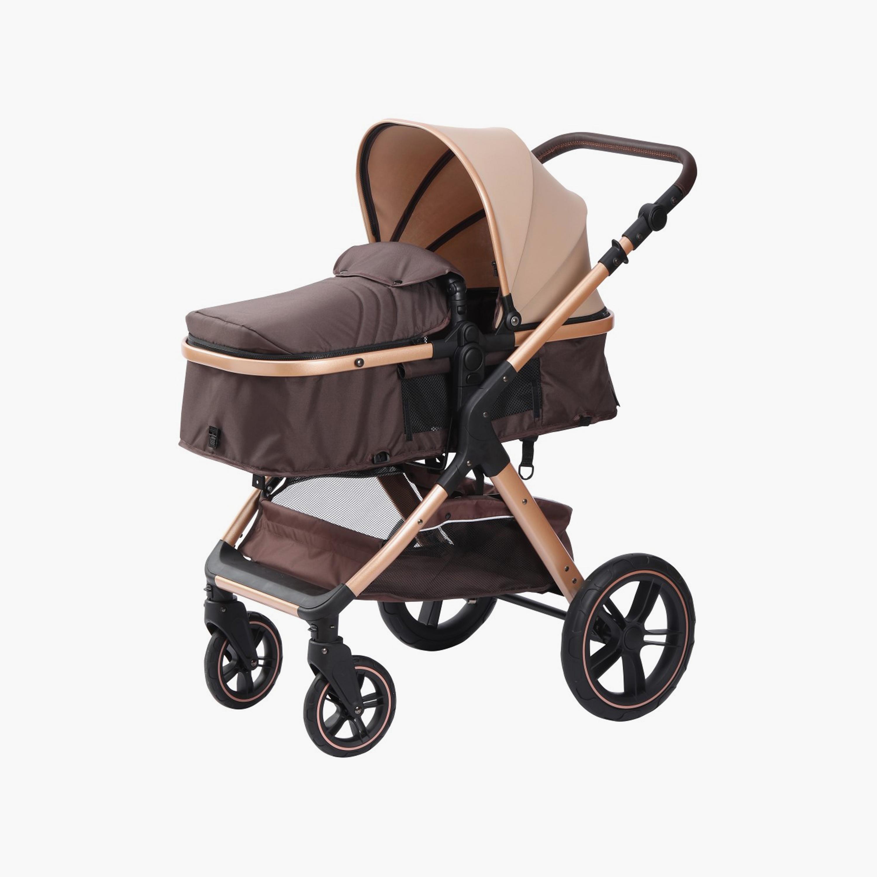 عربة أطفال 3 في 1 مع مقعد سيارة من بيليكوو - كاكي-baby-gear-strollersandprams-travelsystems-image-9