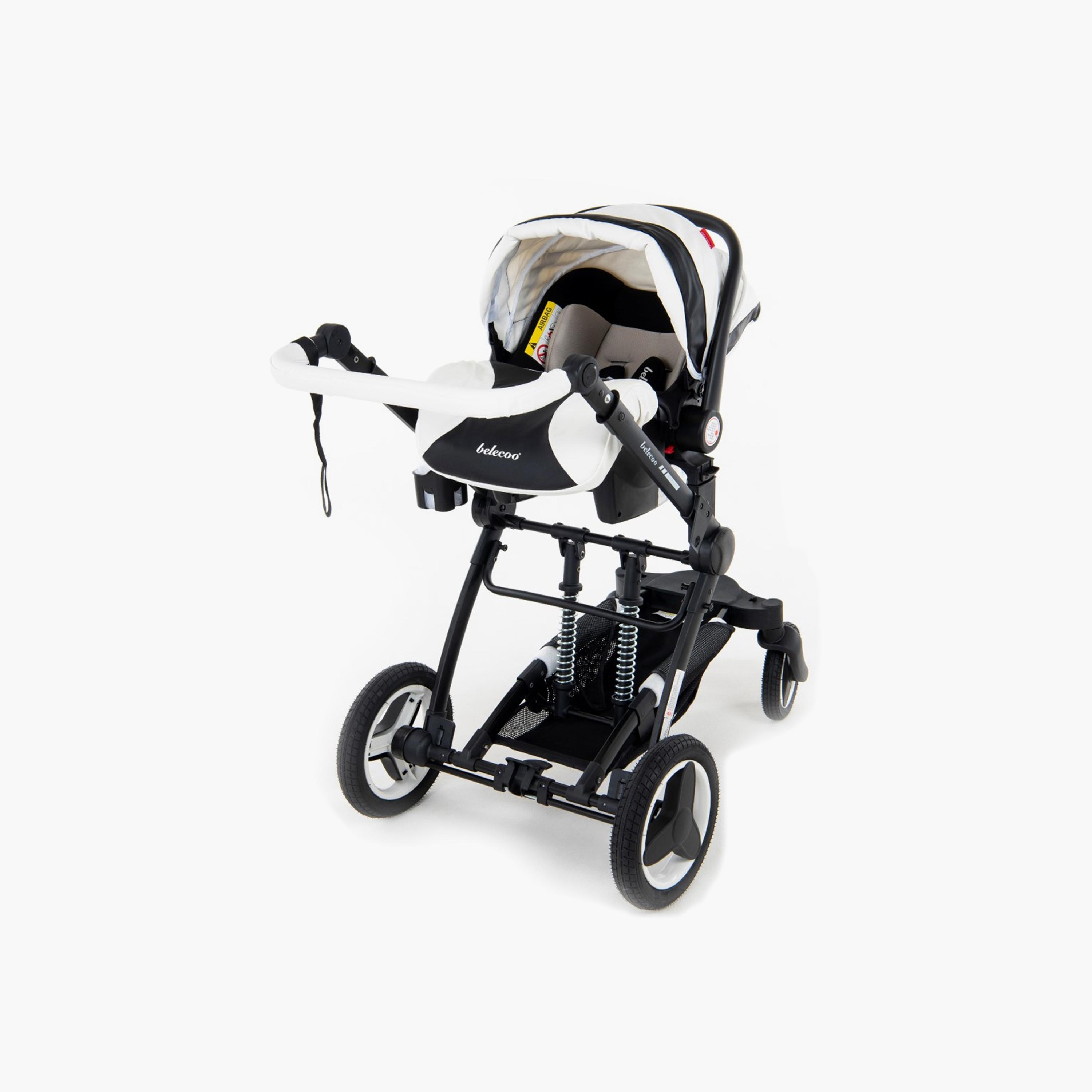 Belecoo 8 4-In-1 Foldable Luxury Travel System - Piano-baby-gear-strollersandprams-travelsystems-image-4
