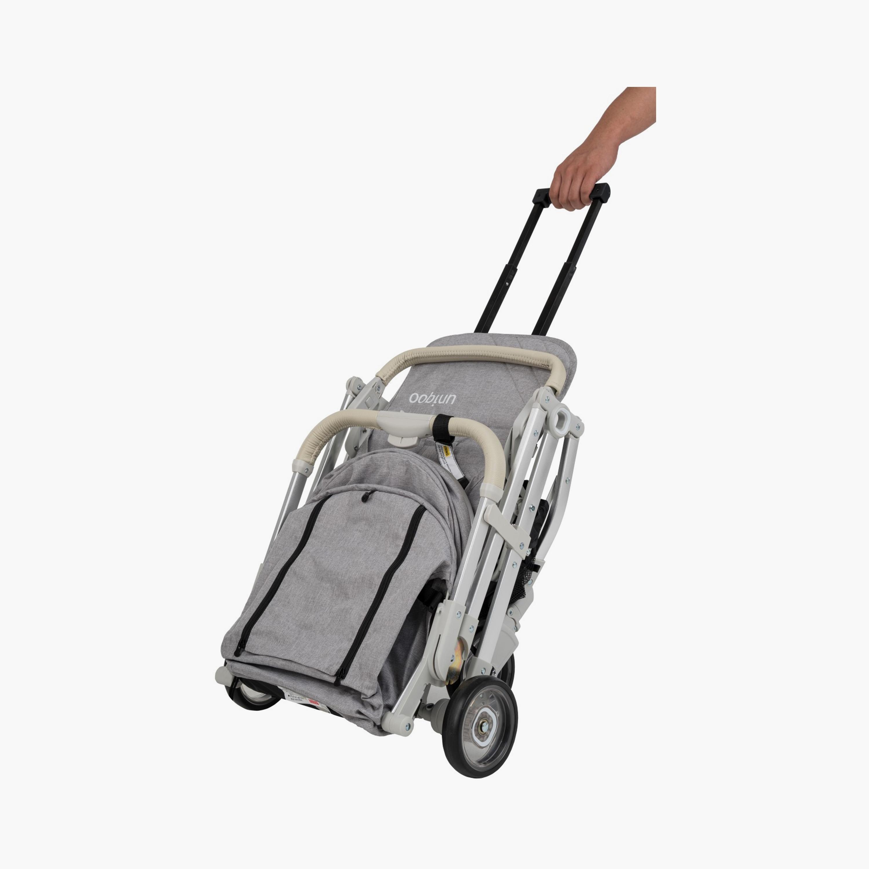 عربة أطفال 4 القابلة للطي من يونيكوو - رمادية-baby-gear-strollersandprams-strollers-image-4