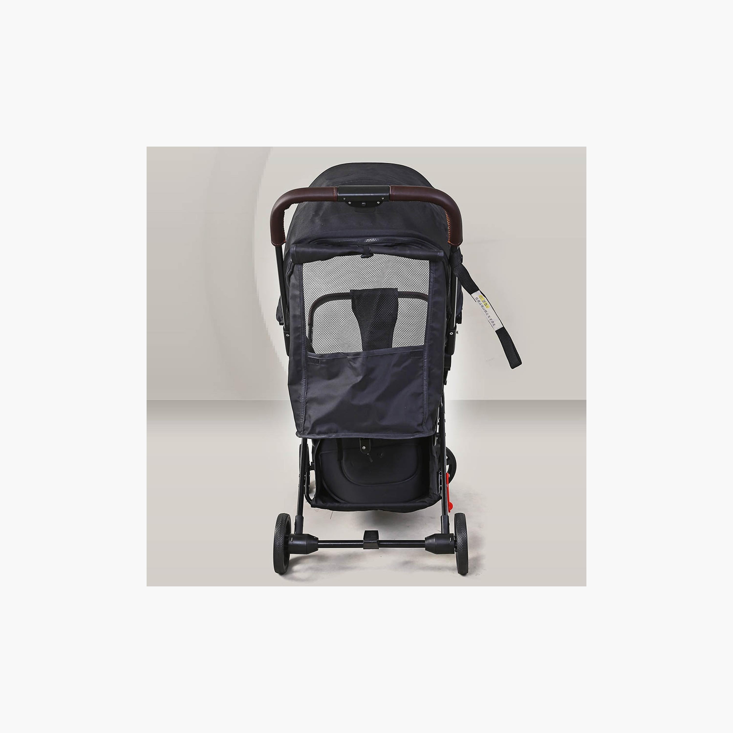 Uniqoo 3 Foldable Modern Stroller - Black-baby-gear-strollersandprams-strollers-image-3
