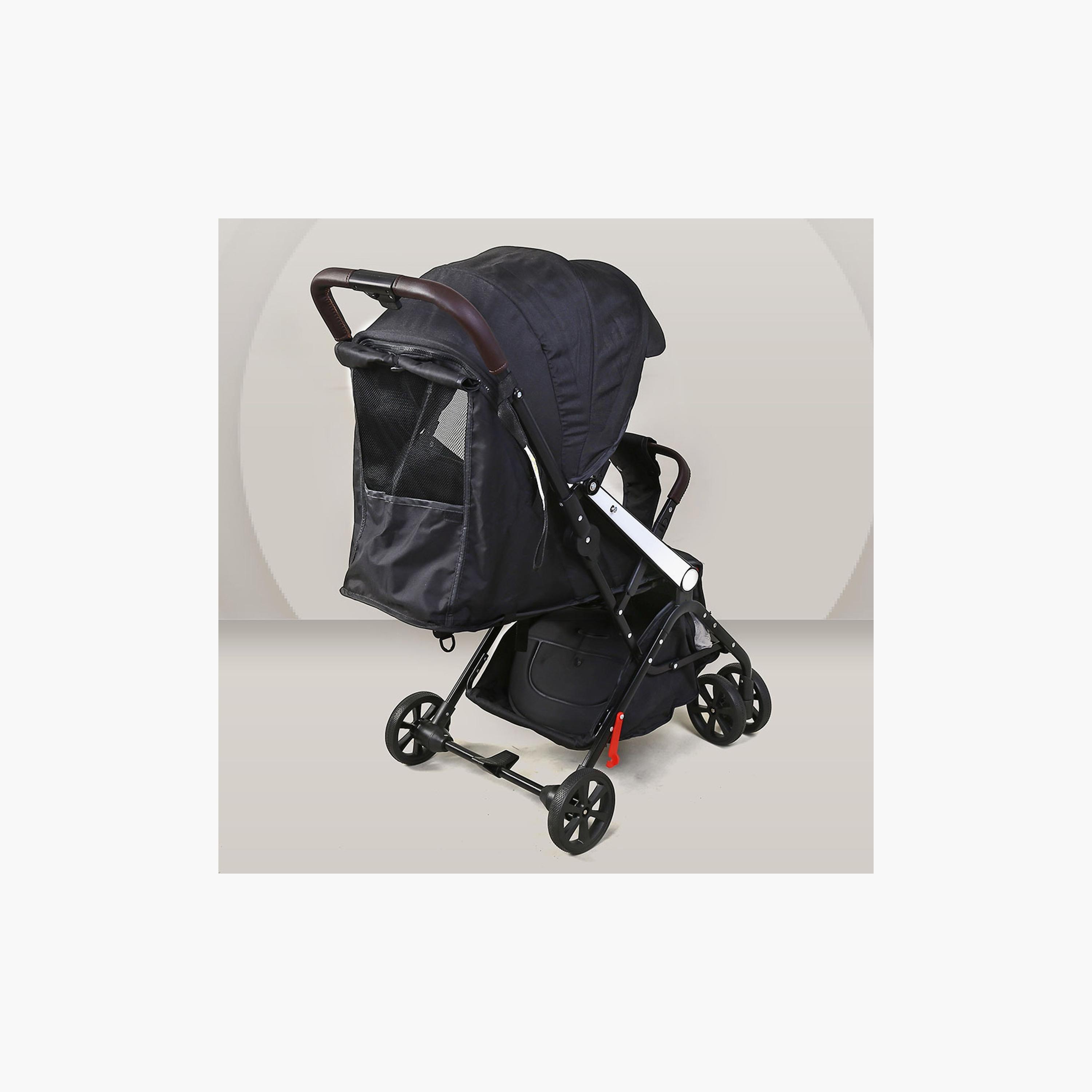 Uniqoo 3 Foldable Modern Stroller - Black-baby-gear-strollersandprams-strollers-image-4
