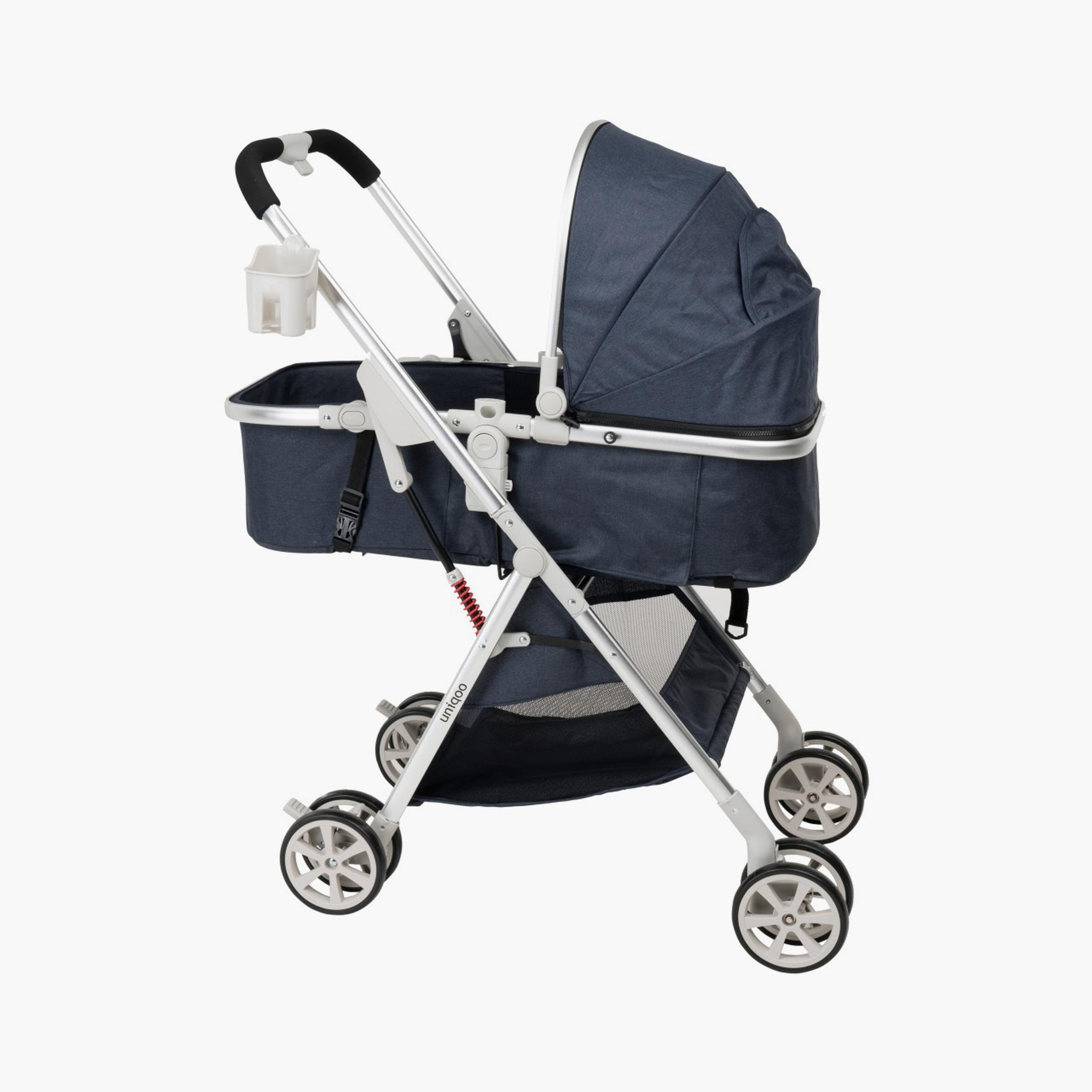 Uniqoo 6 Premium Portable Pram with Diaper Bag-baby-gear-strollersandprams-strollers-image-3