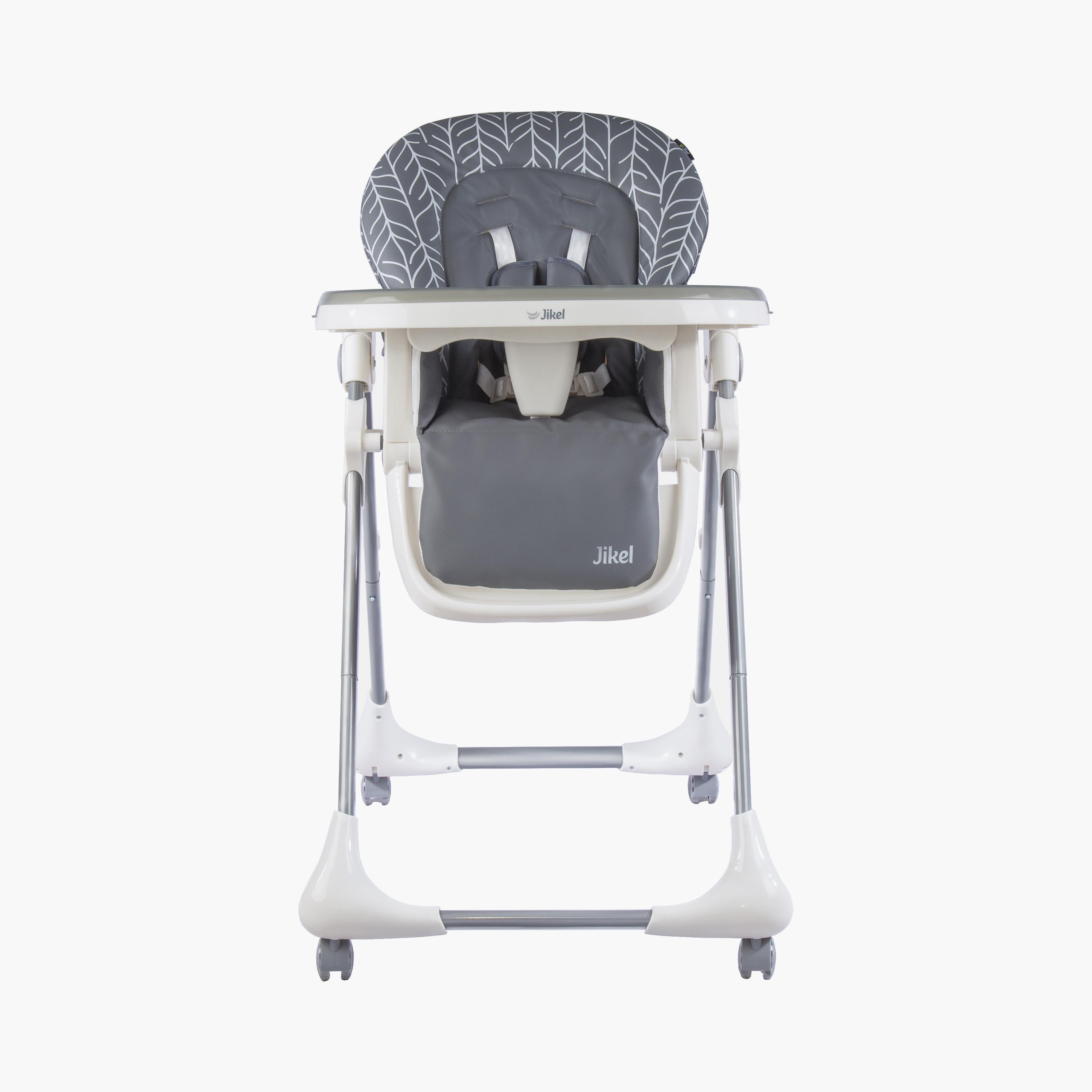 Jikel Tron Foldable Highchair - Cool Grey-baby-feeding-highchairsandboosters-image-2