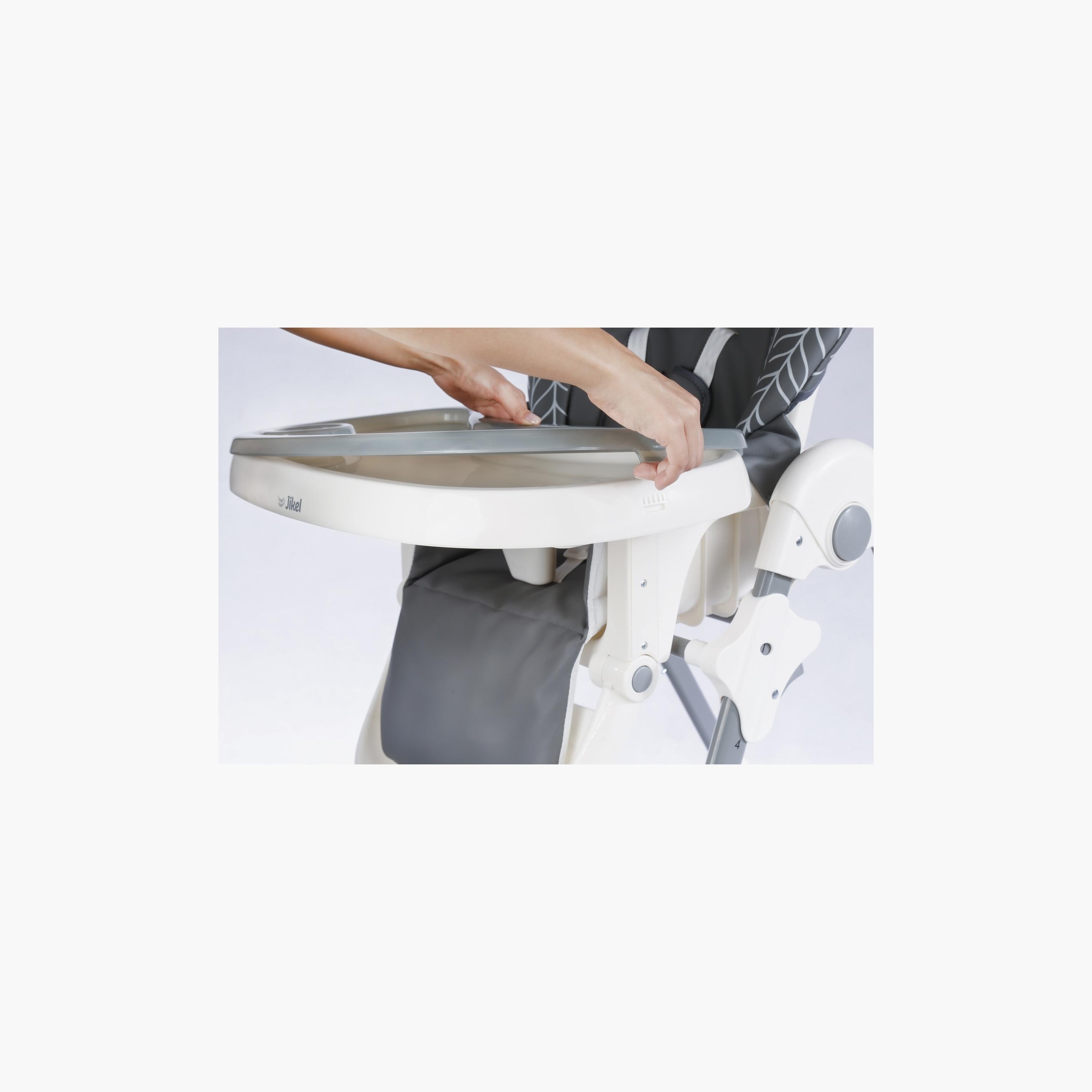 Jikel Tron Foldable Highchair - Cool Grey-baby-feeding-highchairsandboosters-image-6