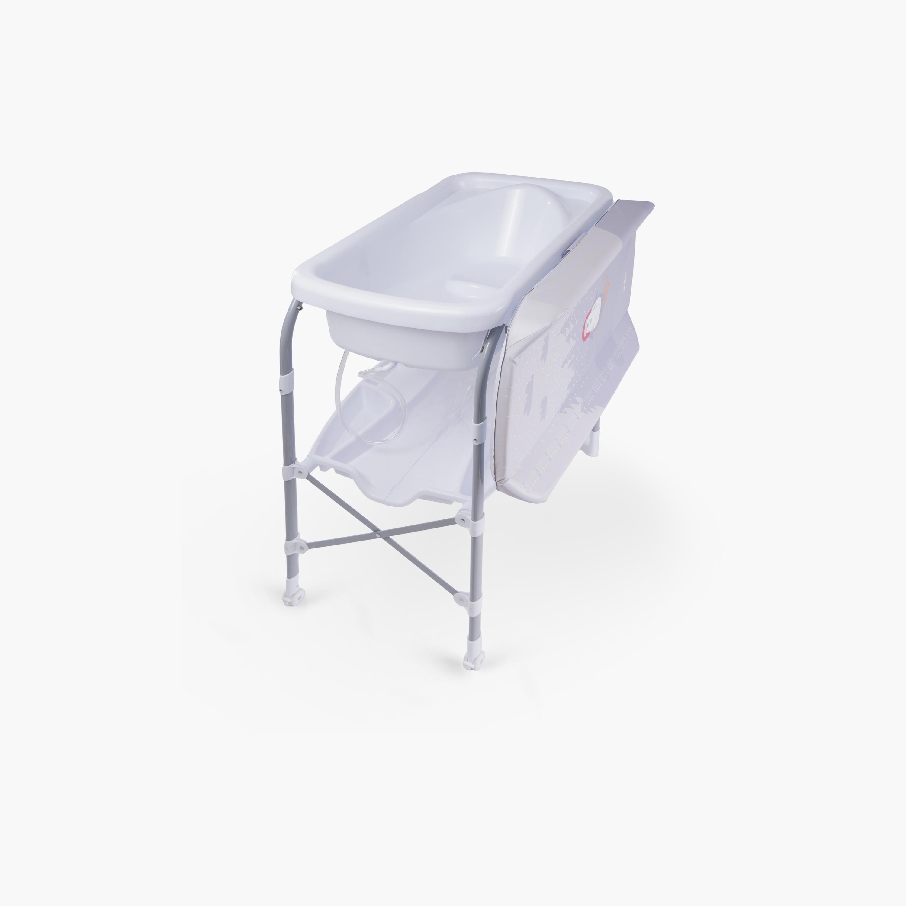 Jikel Ripple Standing Bath & Changing Table - Grey-baby-bathandcare-changingtables-image-2