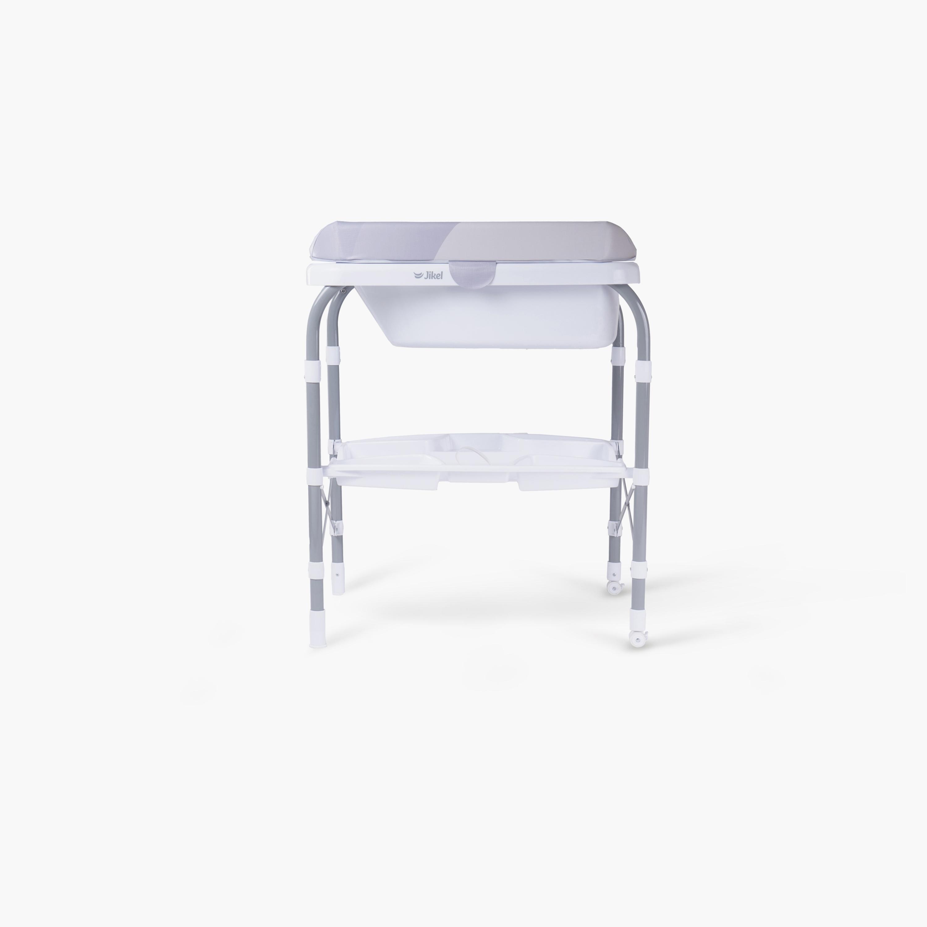 Jikel Ripple Standing Bath & Changing Table - Grey-baby-bathandcare-changingtables-image-4