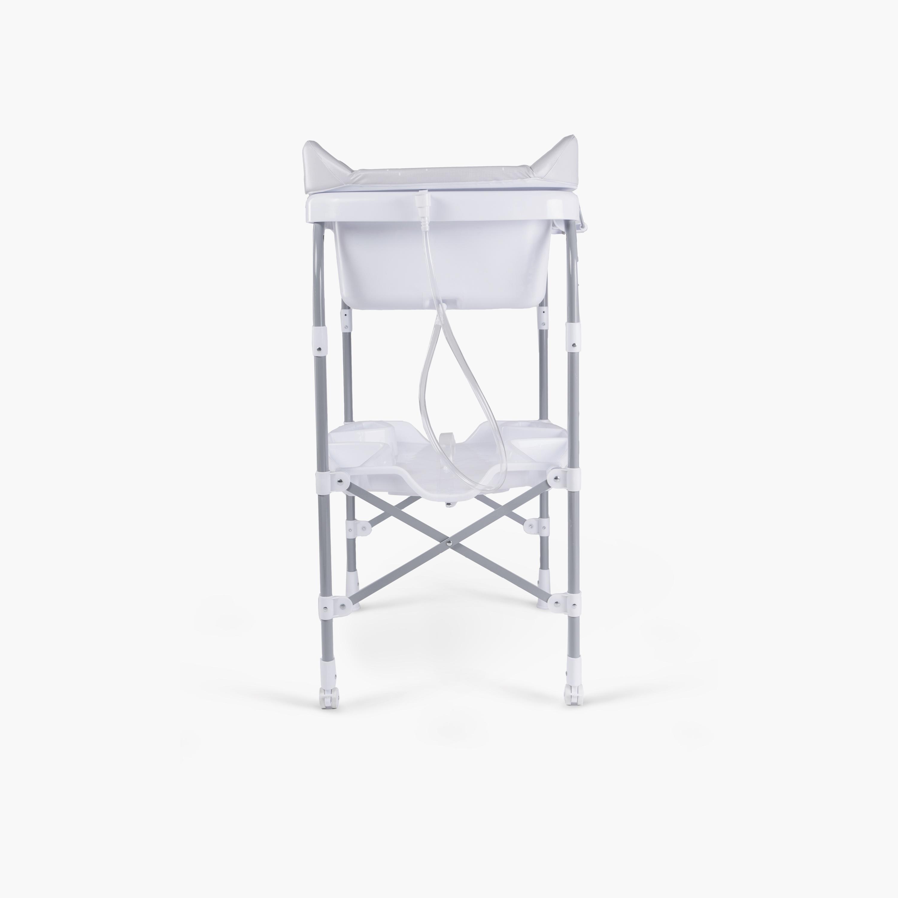 Jikel Ripple Standing Bath & Changing Table - Grey-baby-bathandcare-changingtables-image-5