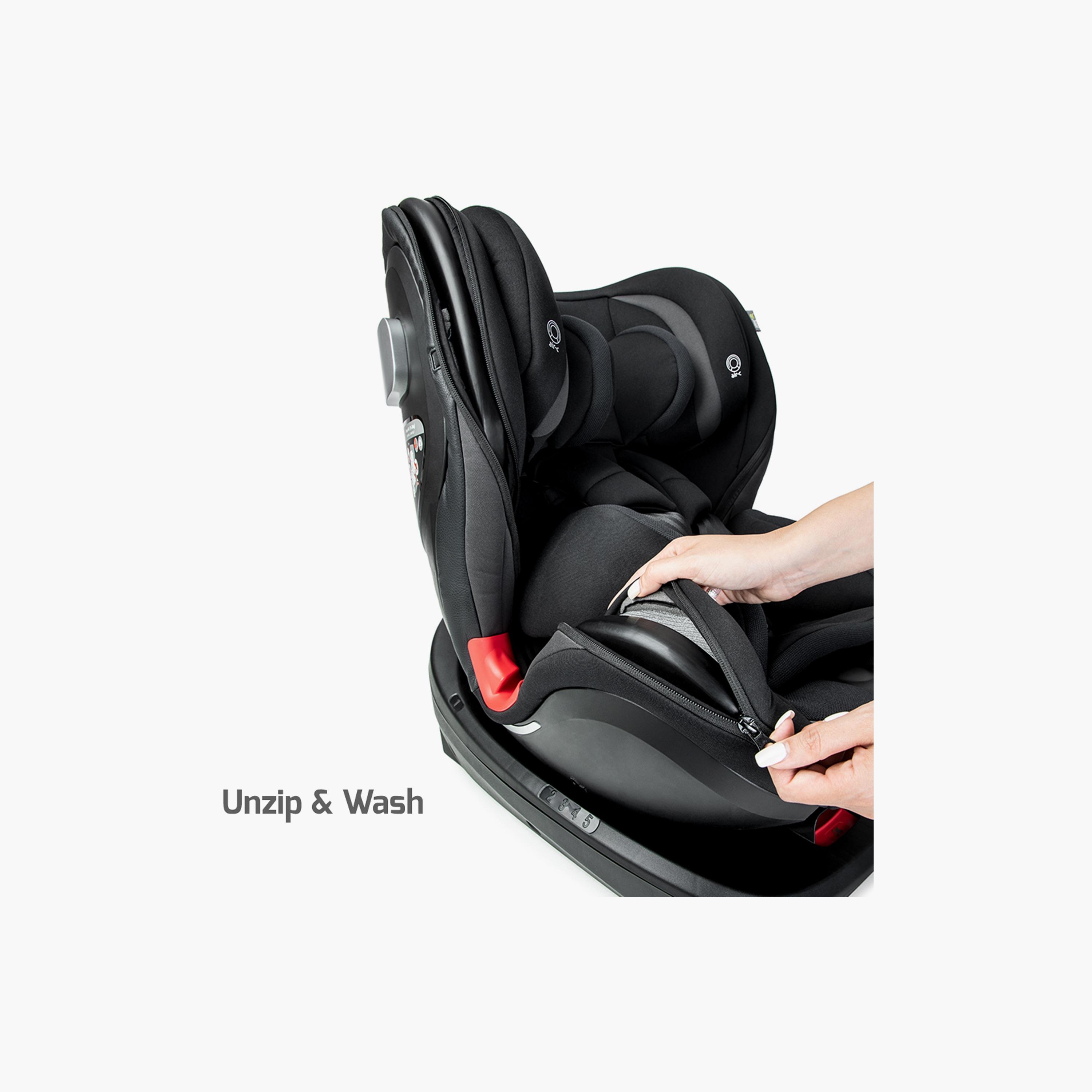مقعد سيارة ساتورن زيب 360 دوار ايزوفيكس من جيكل - أسود-baby-gear-carseats-image-5