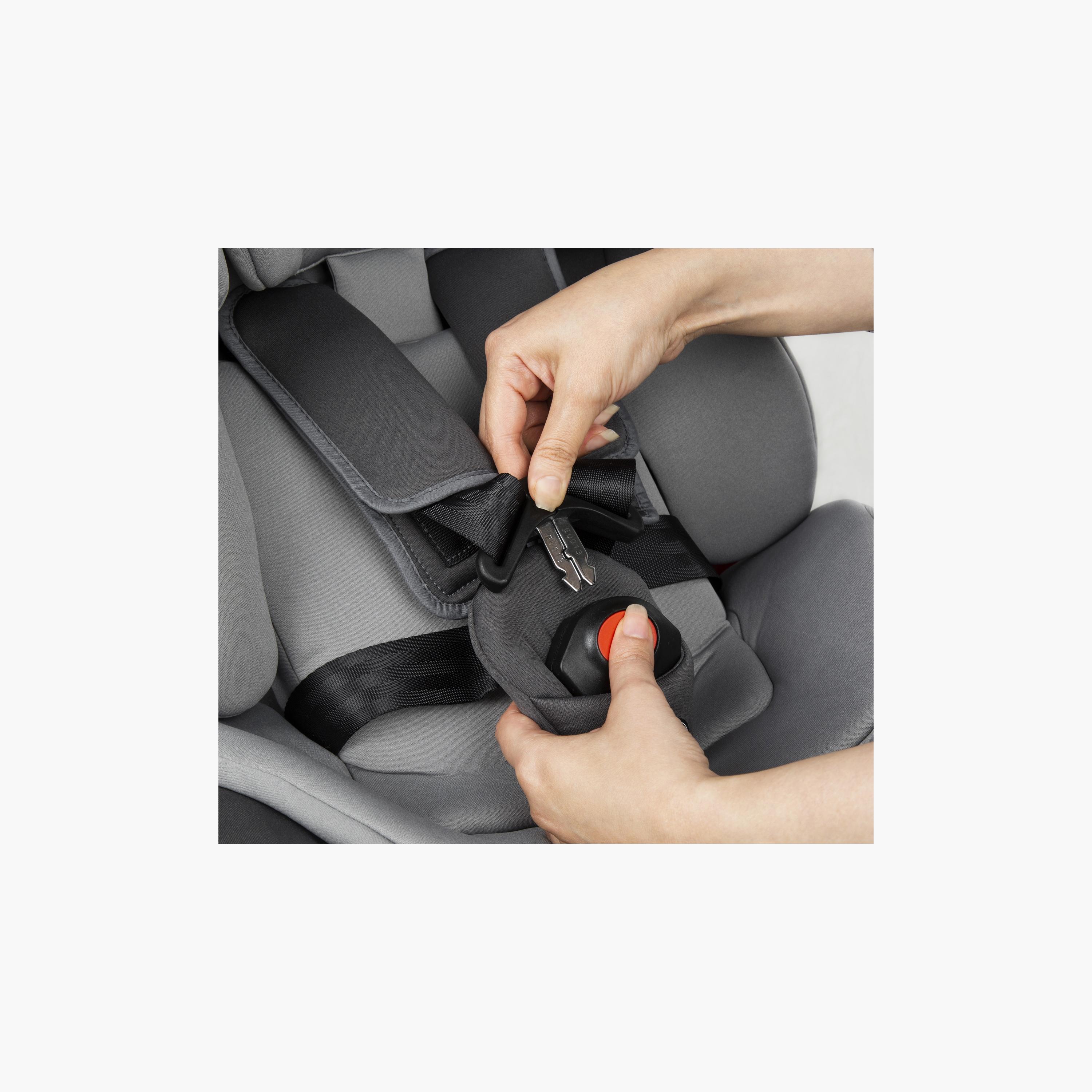 Jikel Saturn Rotating IsoFix All-In-One Car Seat - Grey-baby-gear-carseats-image-3