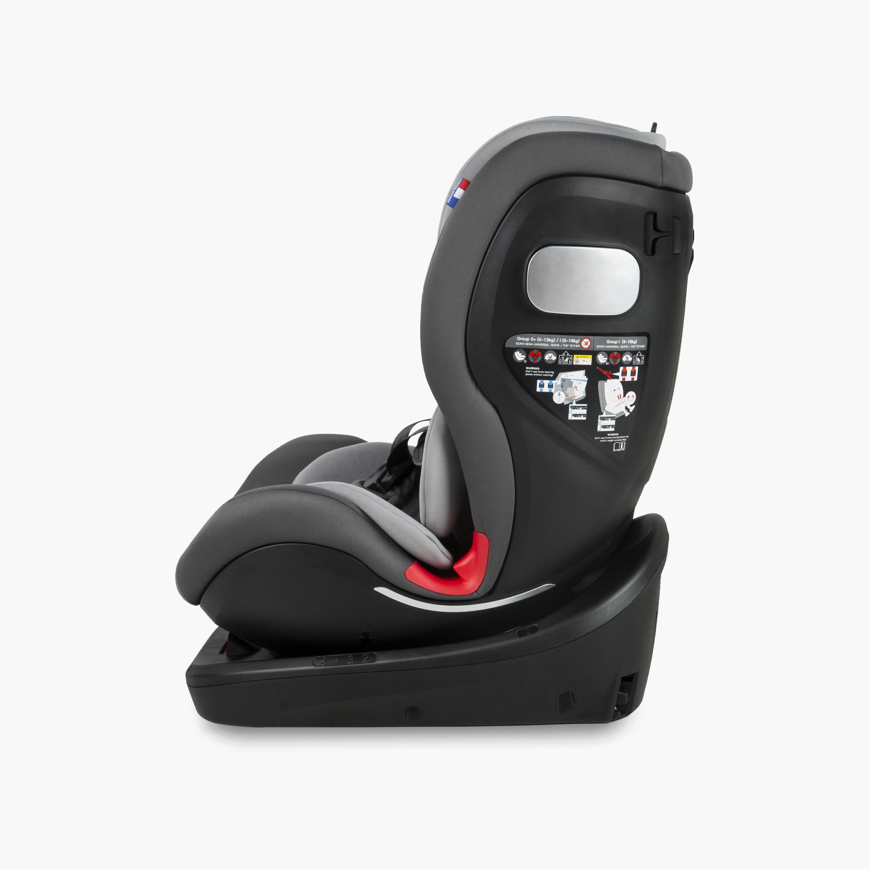 Jikel Saturn Rotating IsoFix All-In-One Car Seat - Grey-baby-gear-carseats-image-5