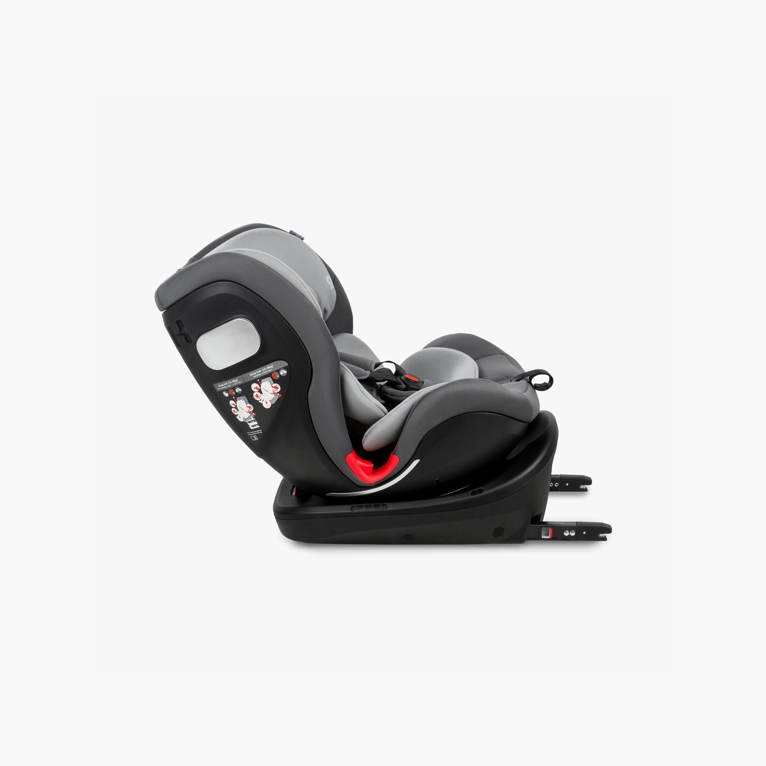 Jikel Saturn Rotating IsoFix All-In-One Car Seat - Grey-baby-gear-carseats-image-6