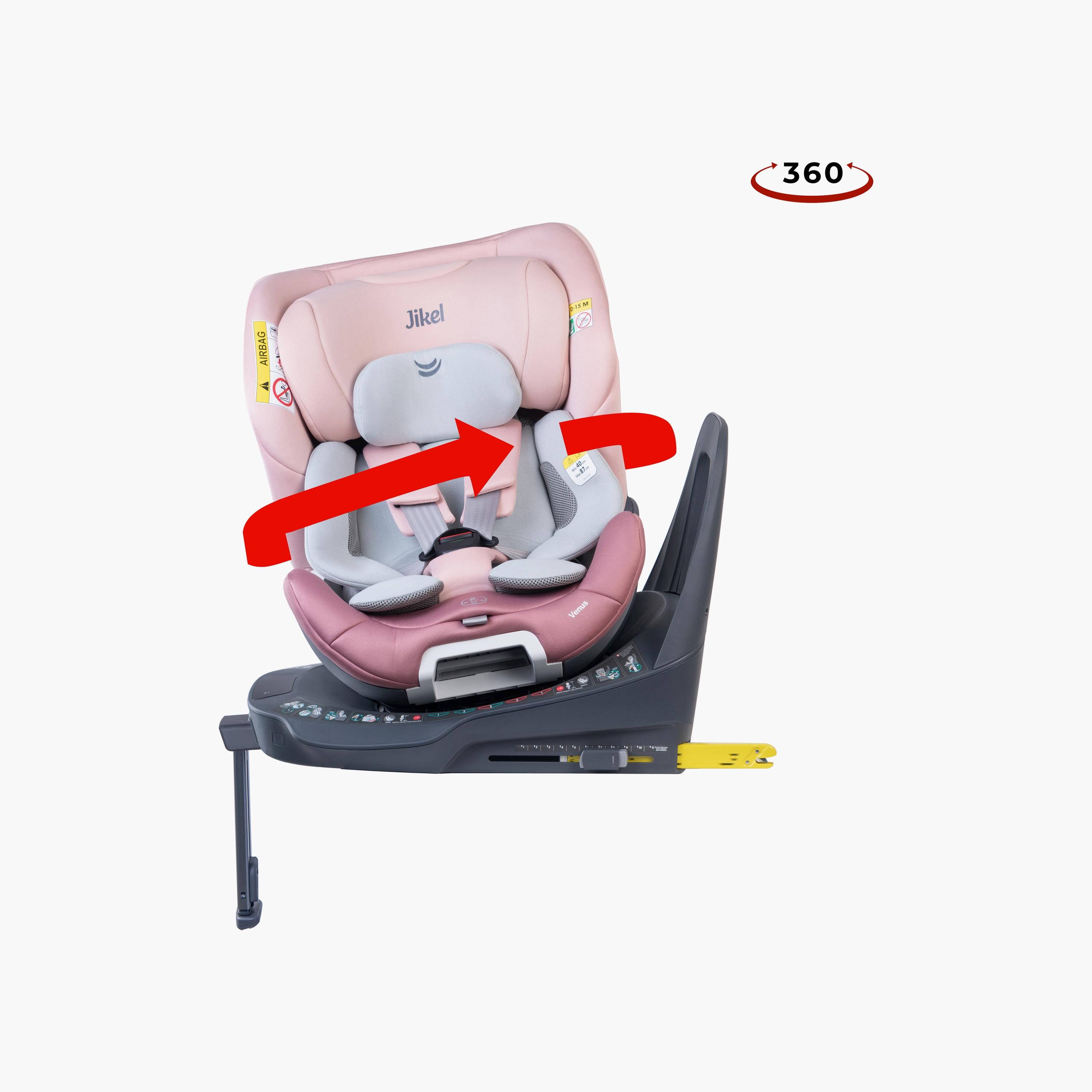مقعد سيارة فينوس 360 آي-سايز مزود بتهوية آيزوفيكس من جيكل-baby-gear-carseats-image-5