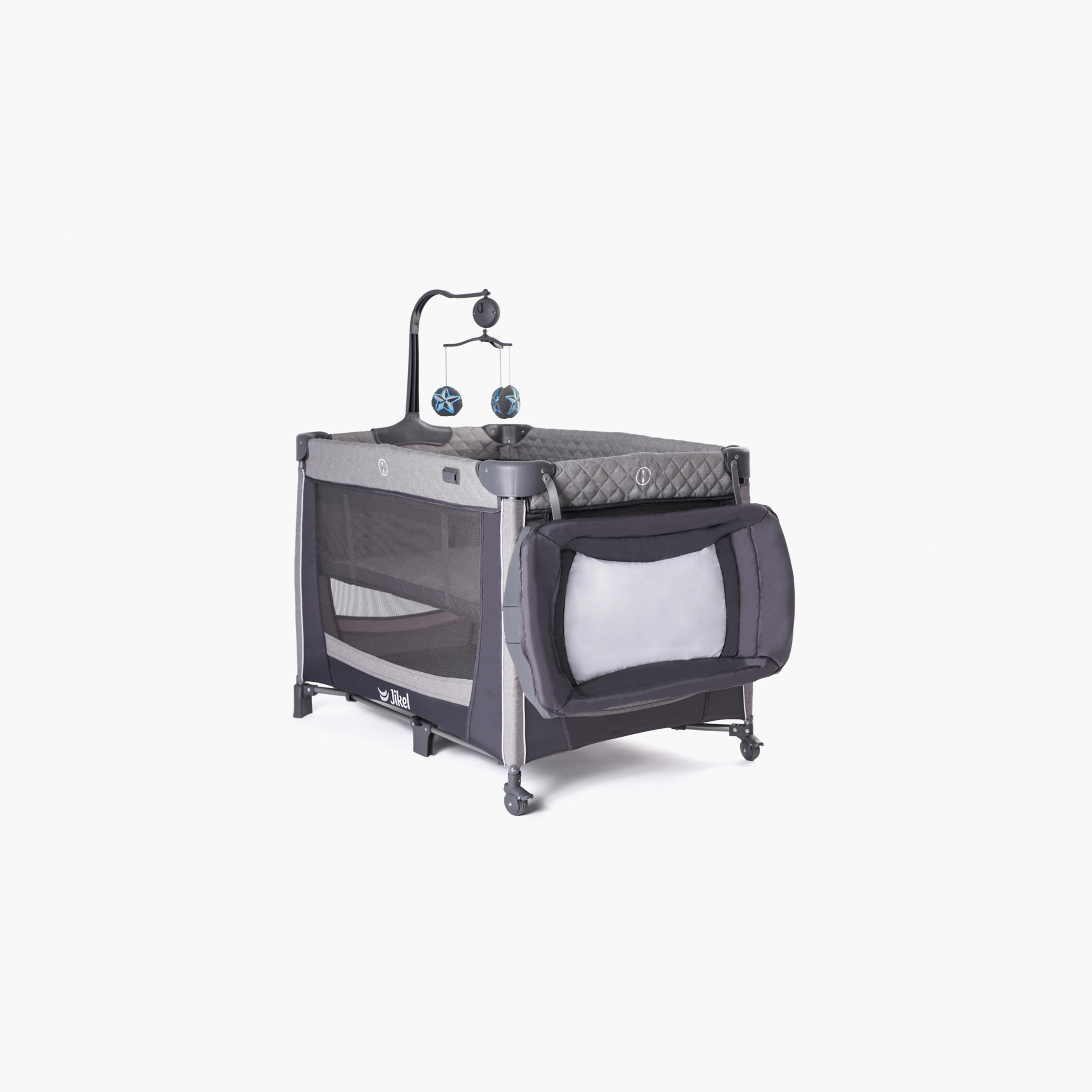 Jikel Hub Playpen - Charcoal-baby-infantactivity-playpensandplaymats-image-4
